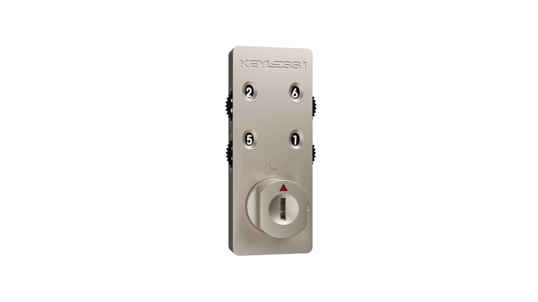 Codeslot KEYLESS1 moedersleutel R mat vernikkeld 4 wieltjes