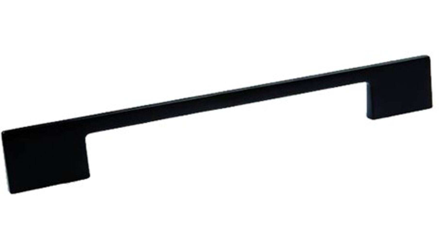 Greep mat zwart, h.o.h. 96/128mm