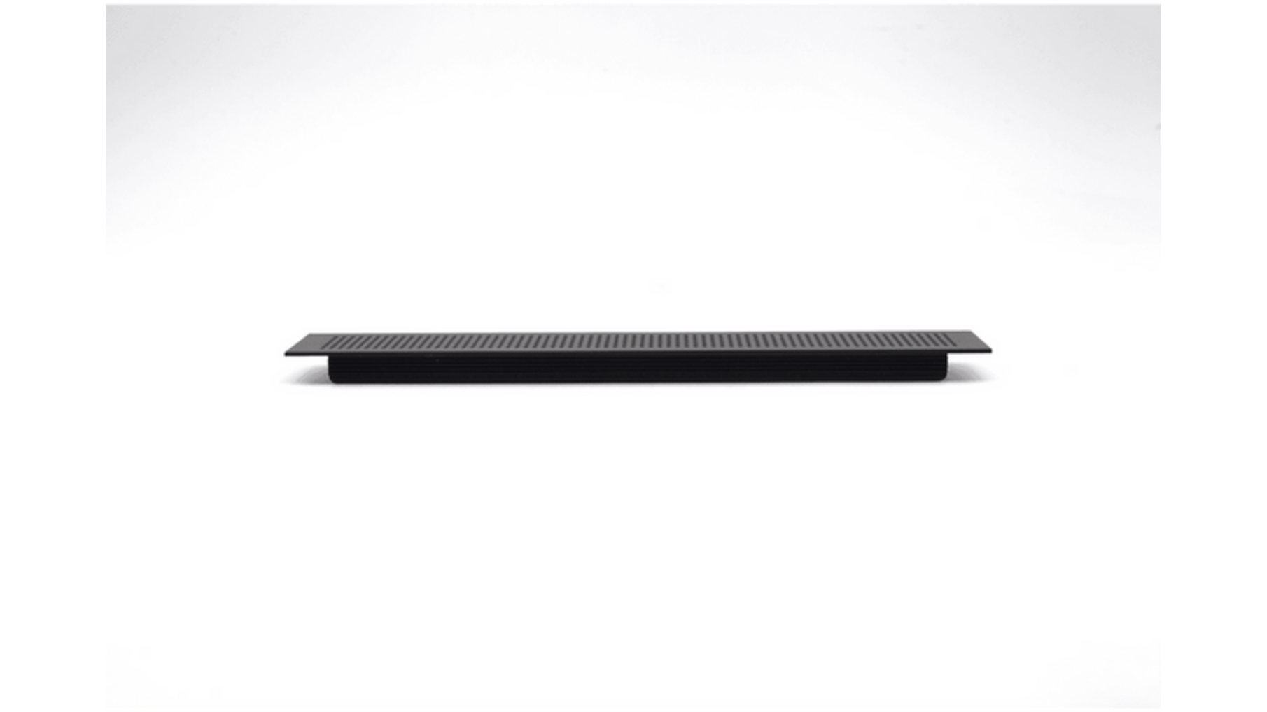 Luchtrooster aluminium mat zwart 210x36mm
