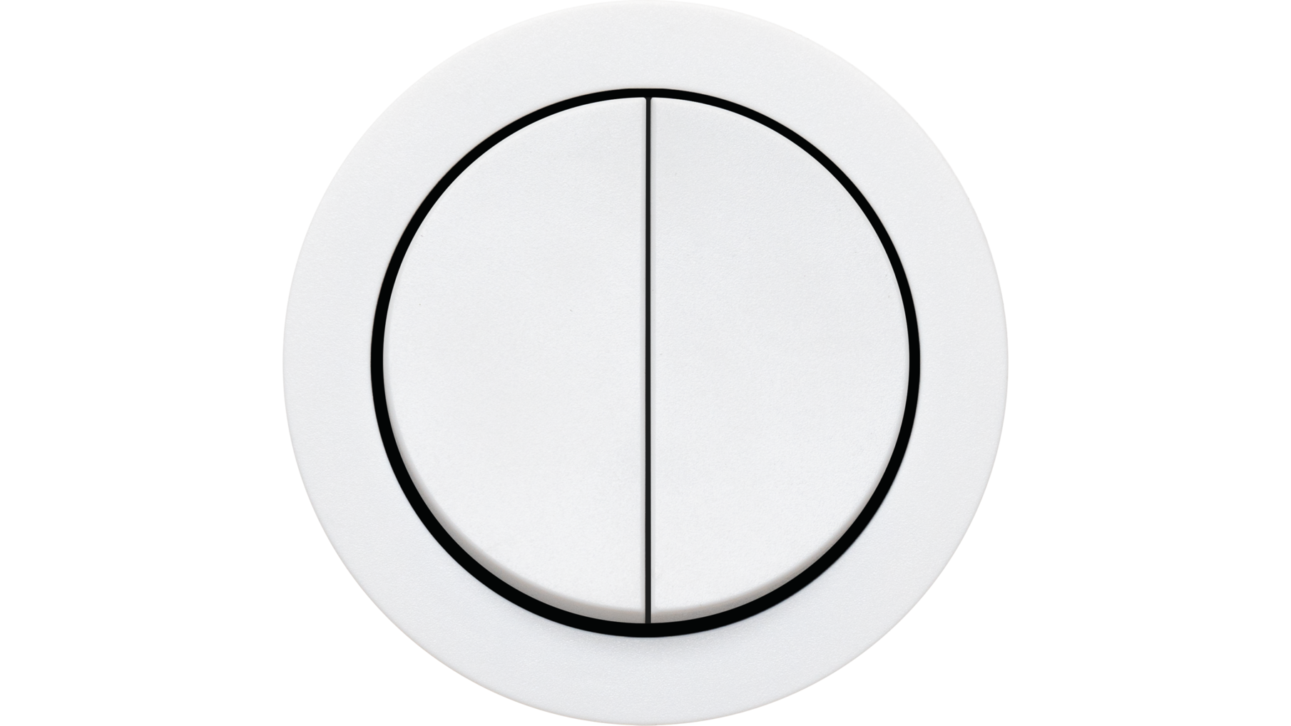 Rond 2.0 Double Two-way switch -s. trim - basic white