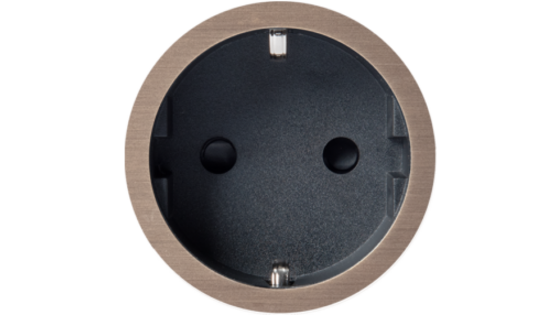 Rond 2.0 Socket F - t.less - light bronze - black cup