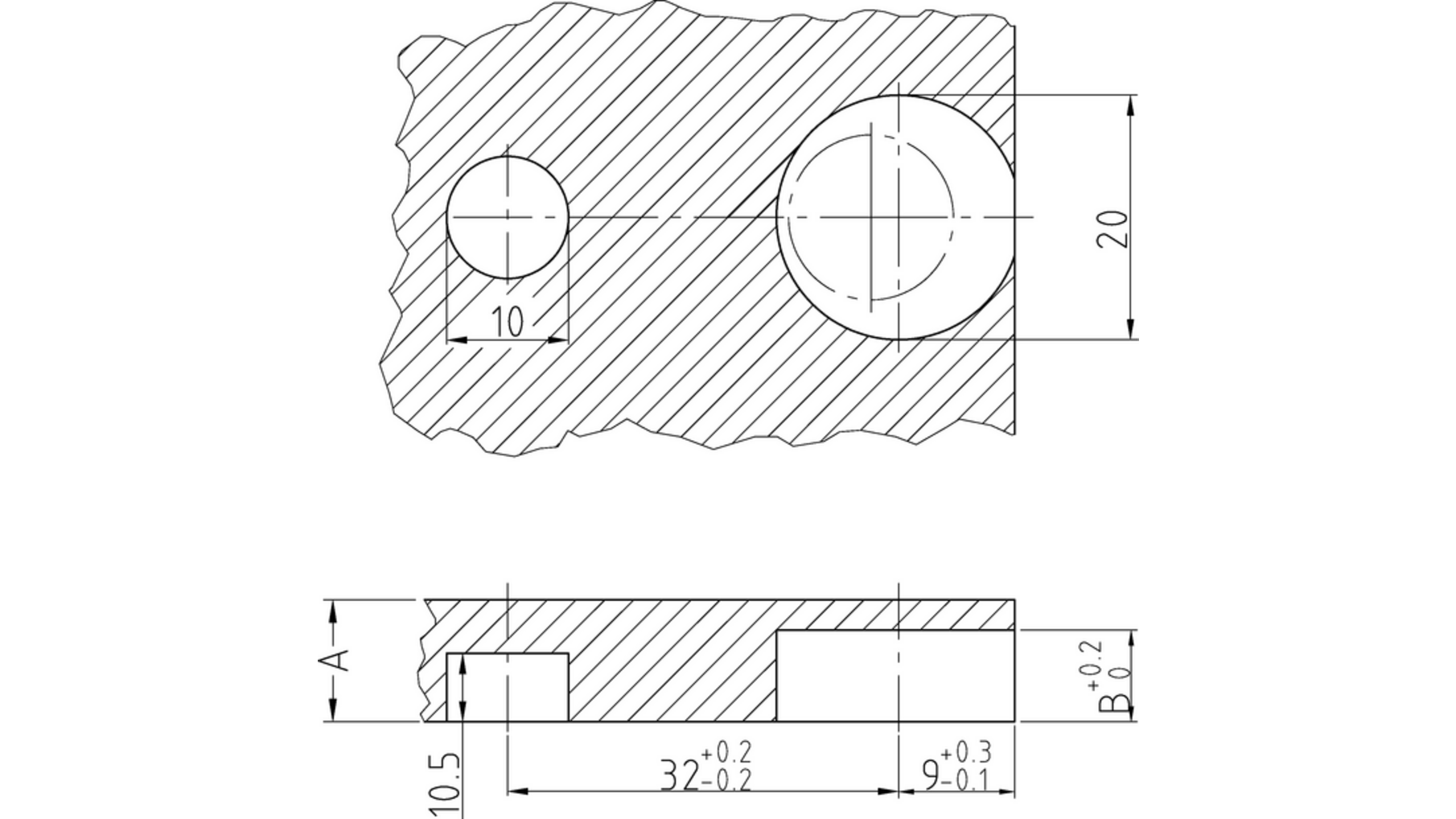 Verbindingsbeslag vernikkeld voor 16mm hout zware uitvoering