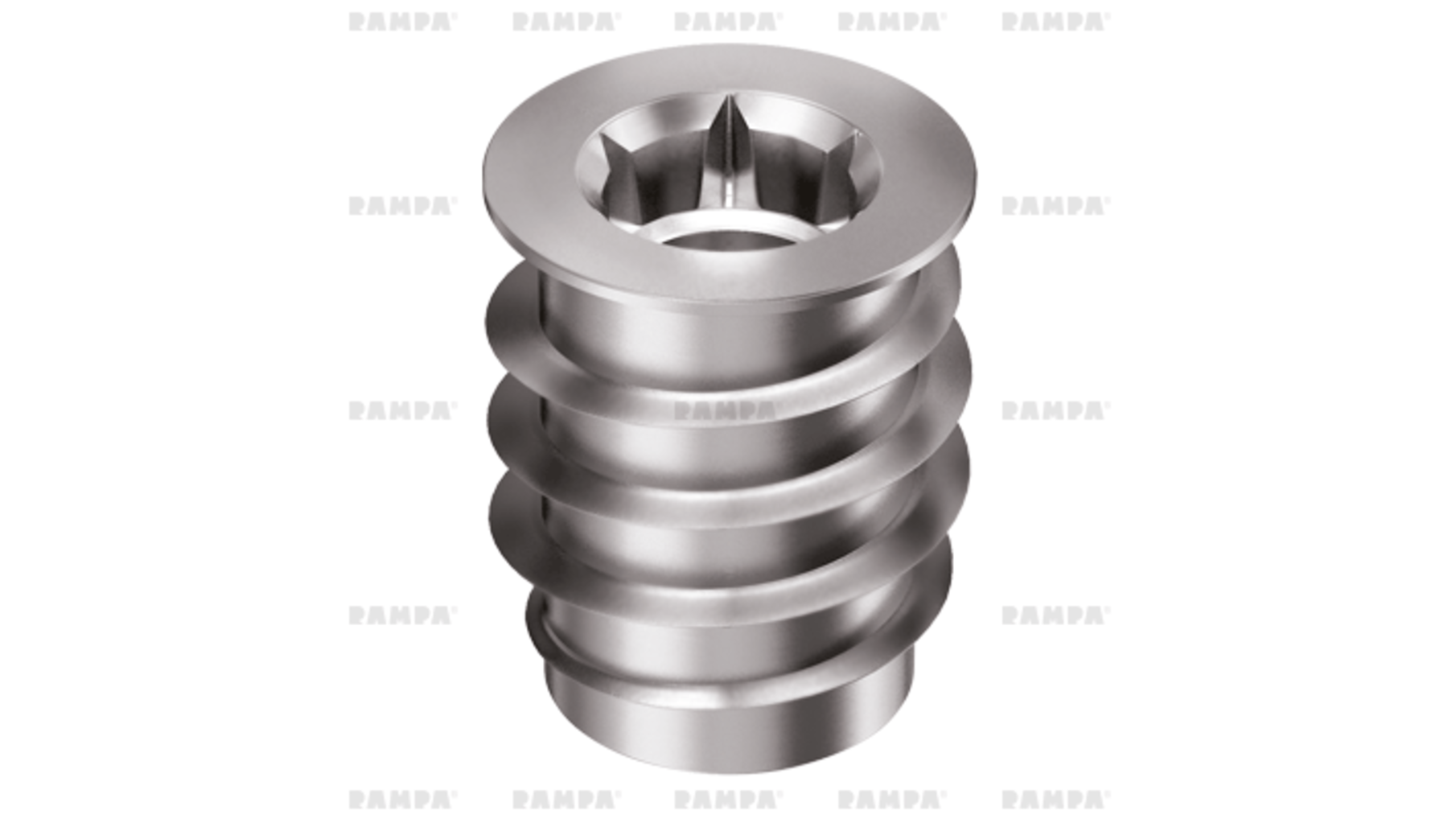 Rampabus SKD30, M4/8x10mm met rand verzinkt, VE=100