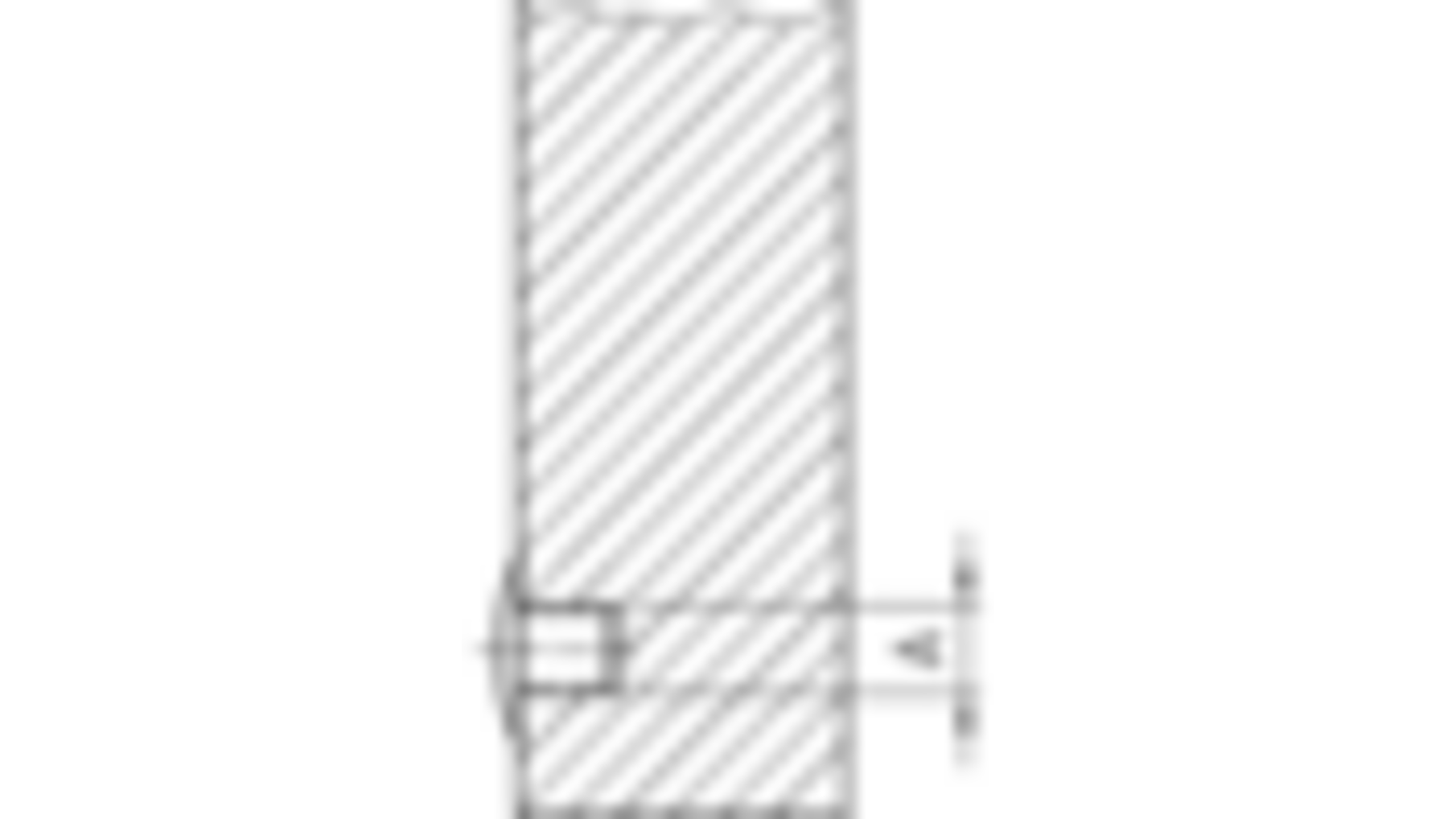 Afdekkap 8mm stift, kop 13mm, zwart RAL9005