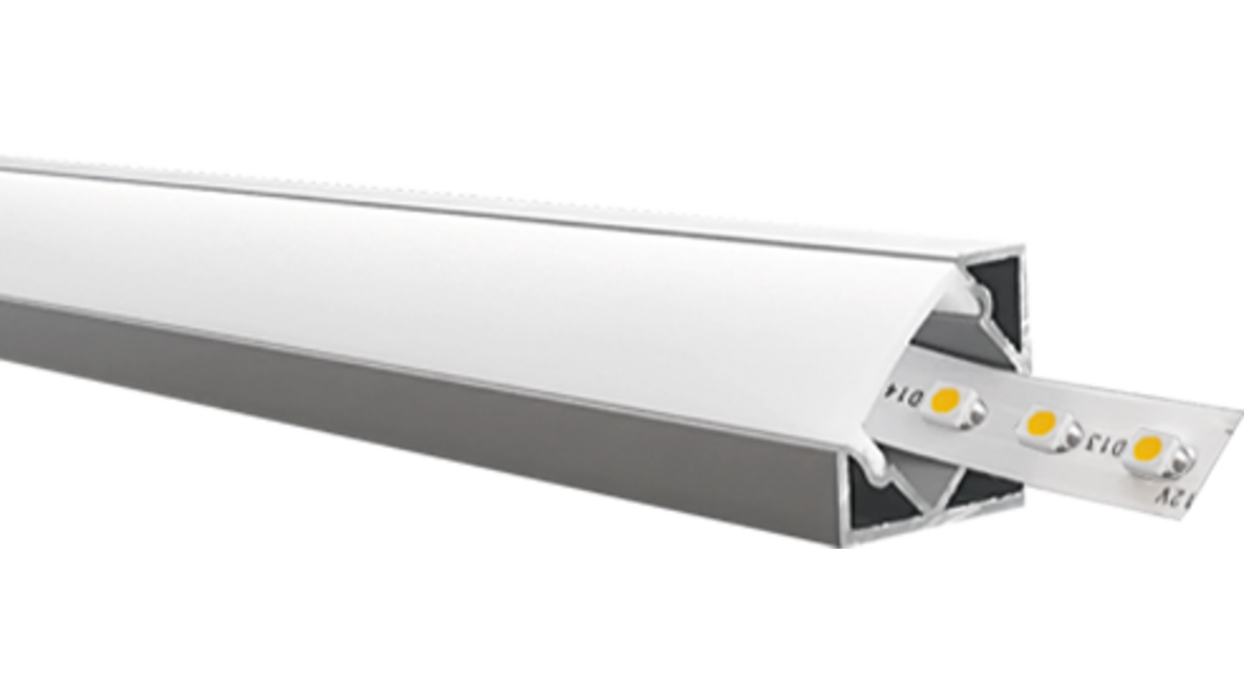 MC45-3 aluminium hoekprofiel Lengte: