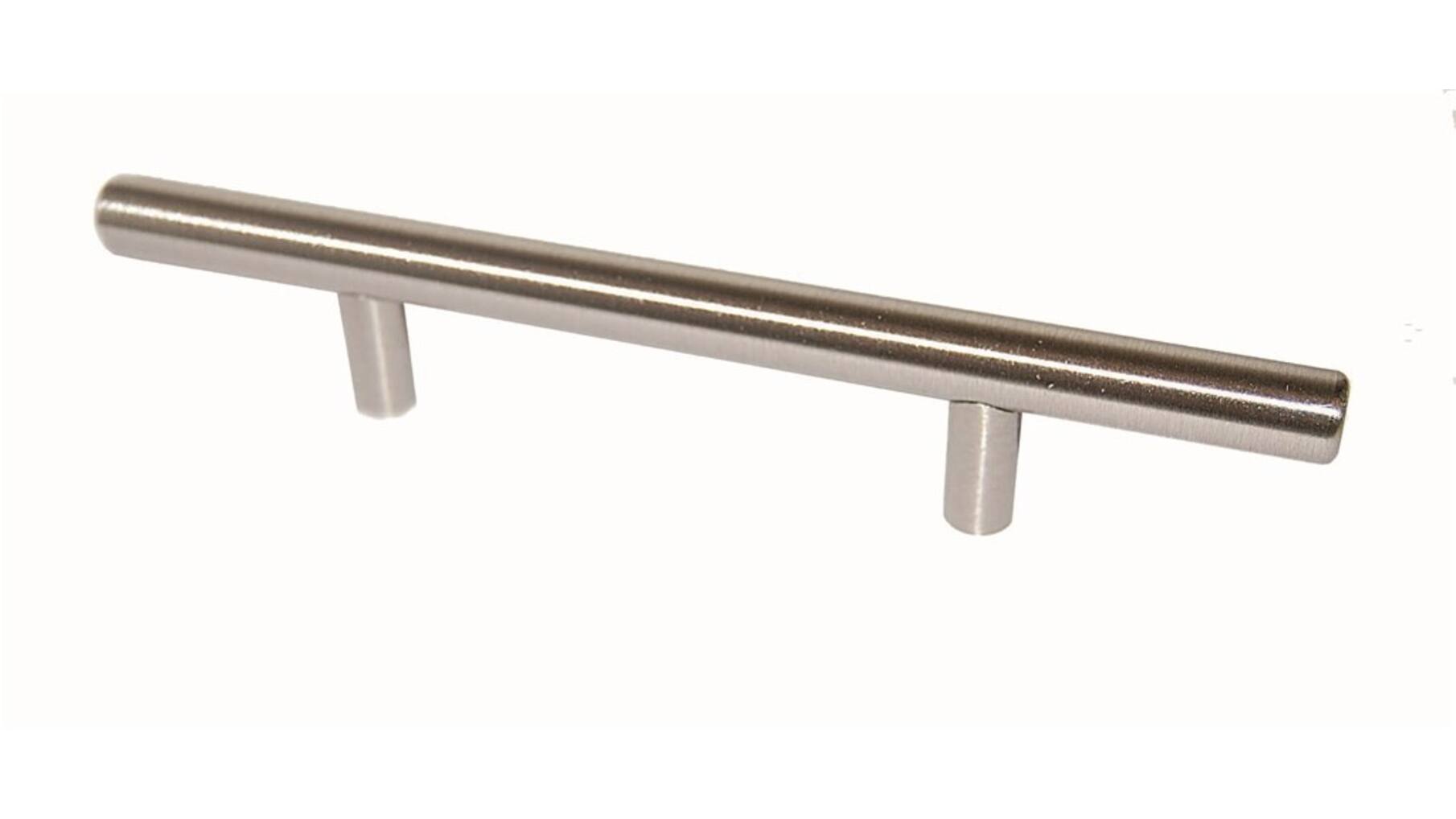 Relinggreep 12x830mm, hoh. 750mm RVS geborsteld pootjes LOS