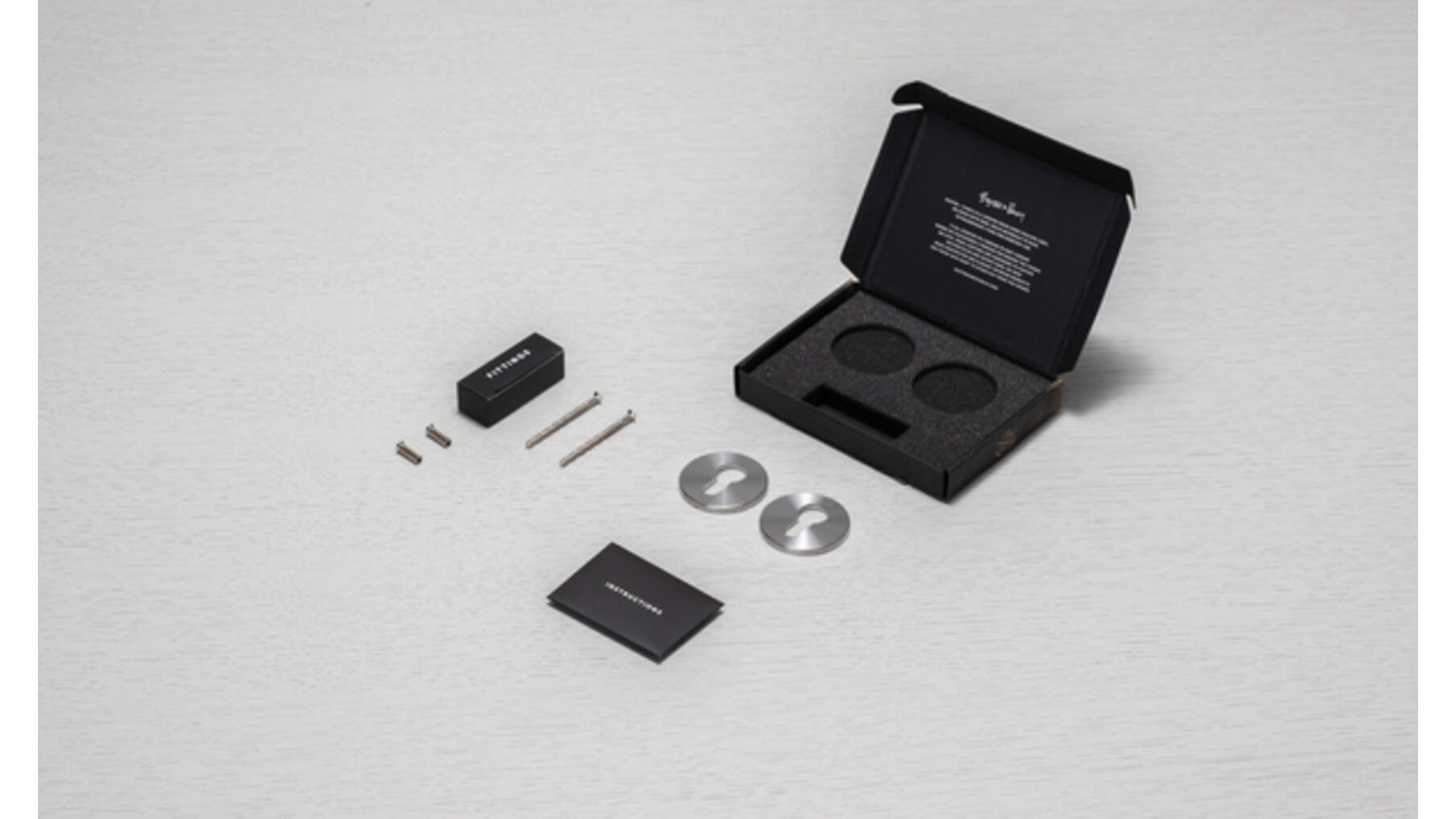 Escutcheon Plate/Euro Profile/Steel