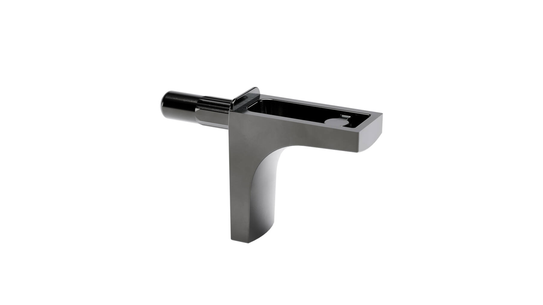 Plankdrager K Line zwart, stift 3mm