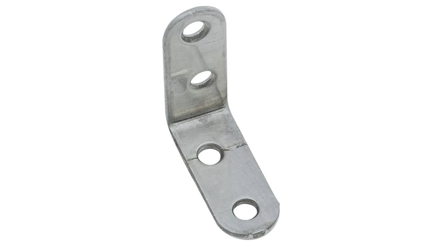 Stoelhoek 40x40mm met ronde hoeken verzinkt