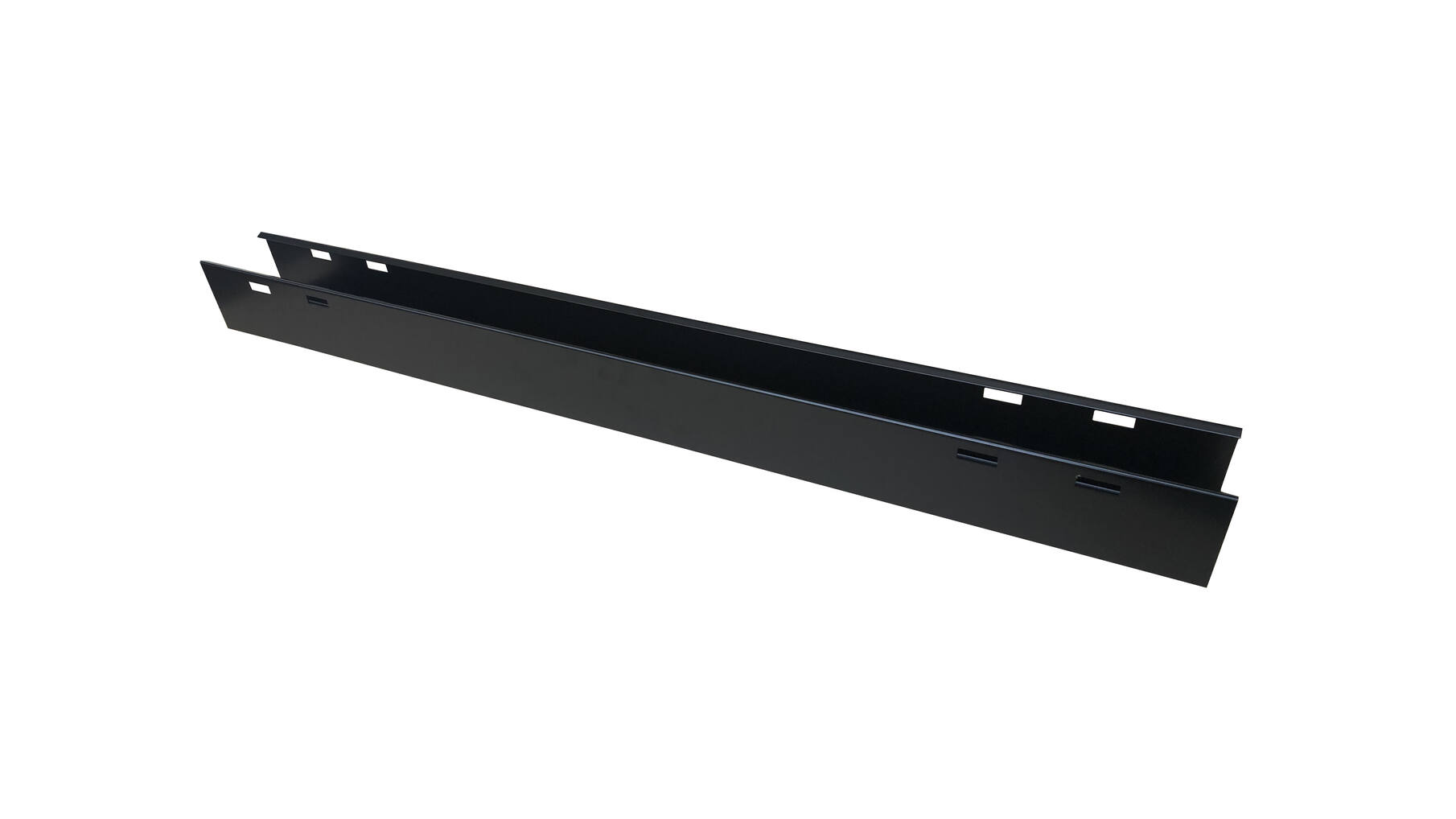 Kabelgoot 120CM zwart RAL9005, afmeting 1200x100x100mm