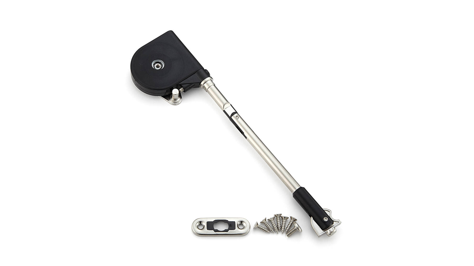 Klepschaar zwart soft close, zonder snapper