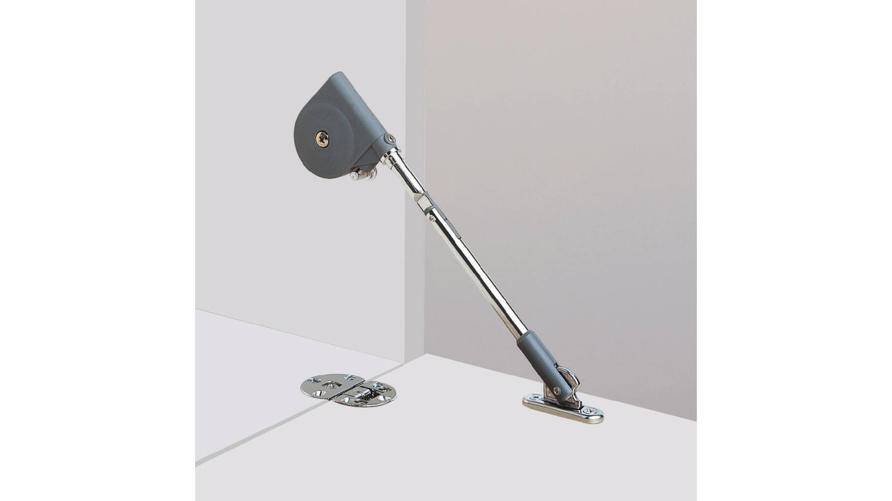 Klepschaar zwart soft close, zonder snapper