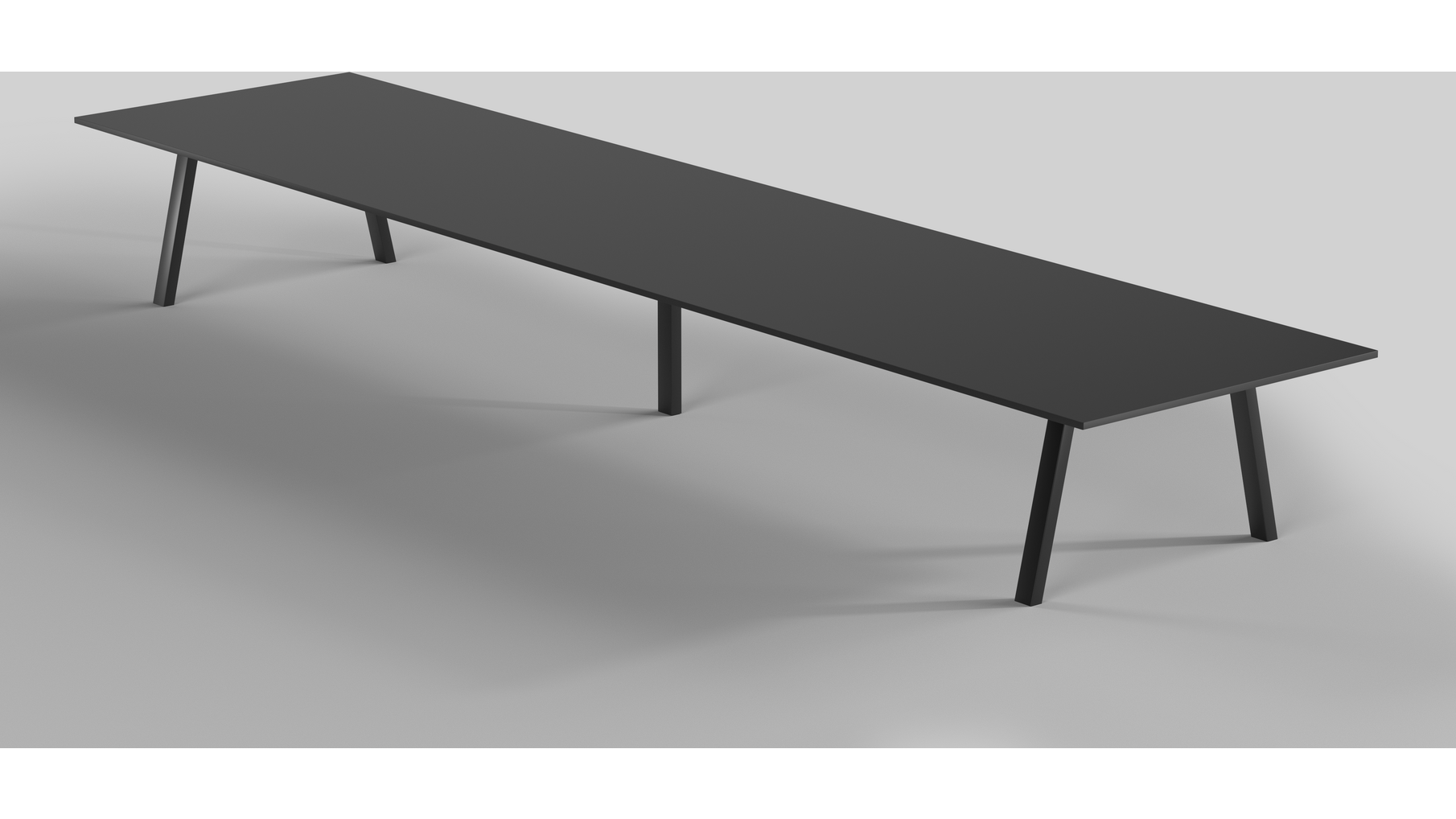 De Meet vergader tafel voor een blad van 6000mm lang,