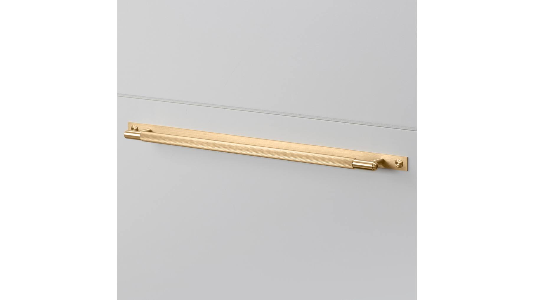 Pull Bar/Plate/Linear/Large 390Mm/Brass (Non US)