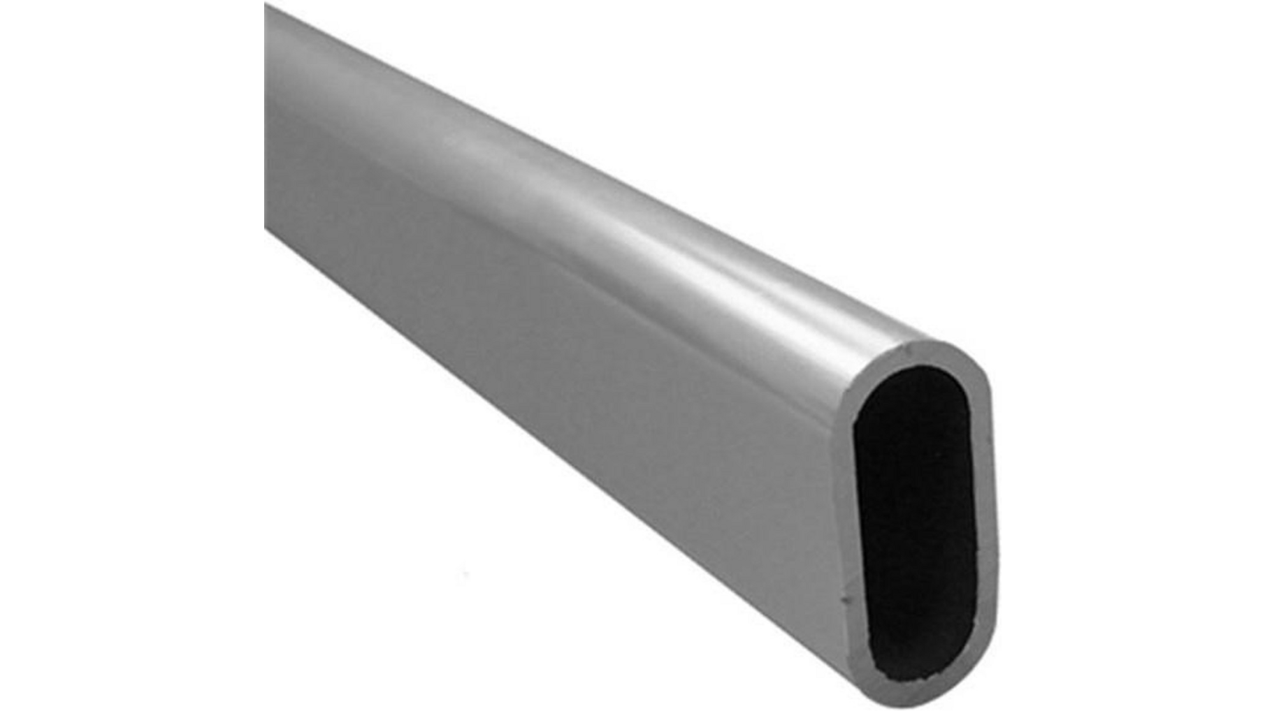 Roede 30x14mm aluminium naturel lengte 5000mm