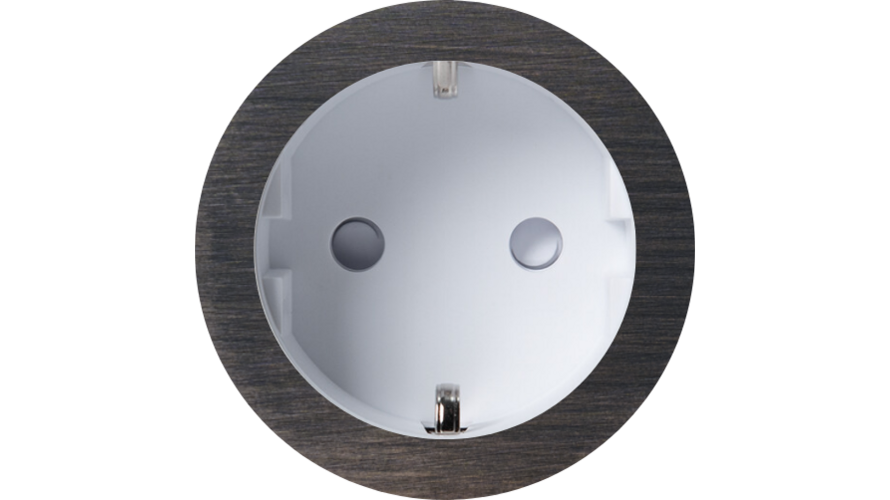 Rond 2.0 Socket F - s. trim - canon de fusil dark - white cu