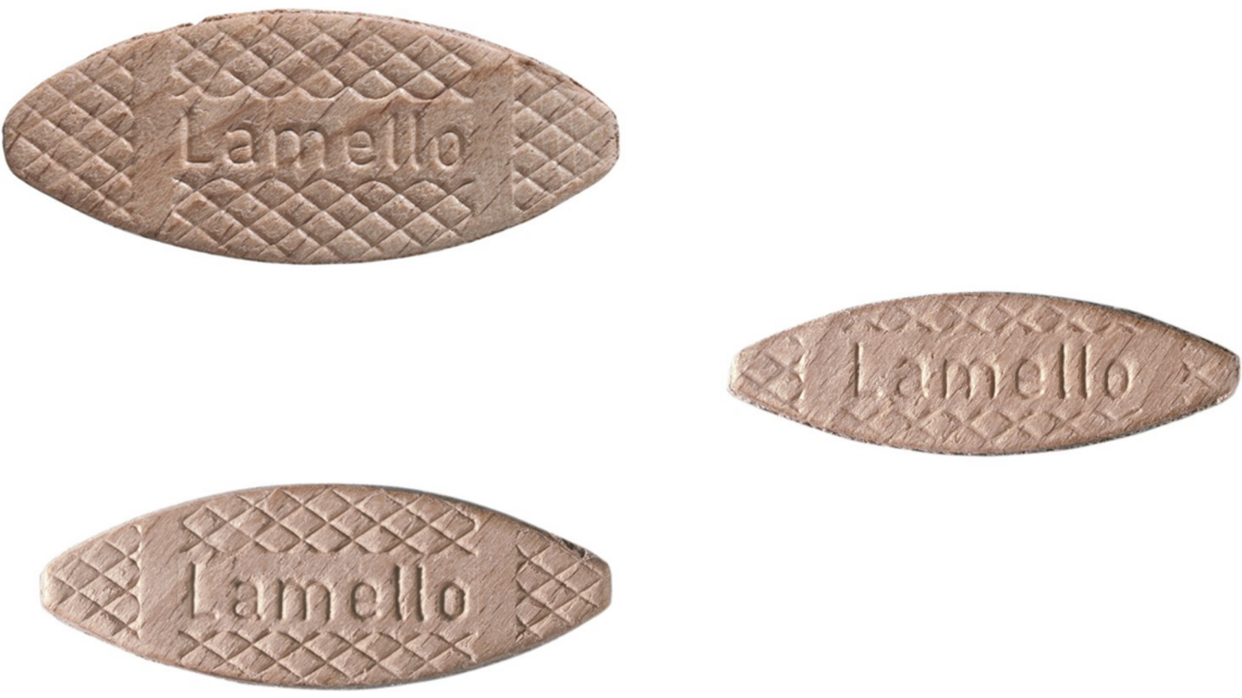 Lamellen assortiment - grootte 20, 10, 0