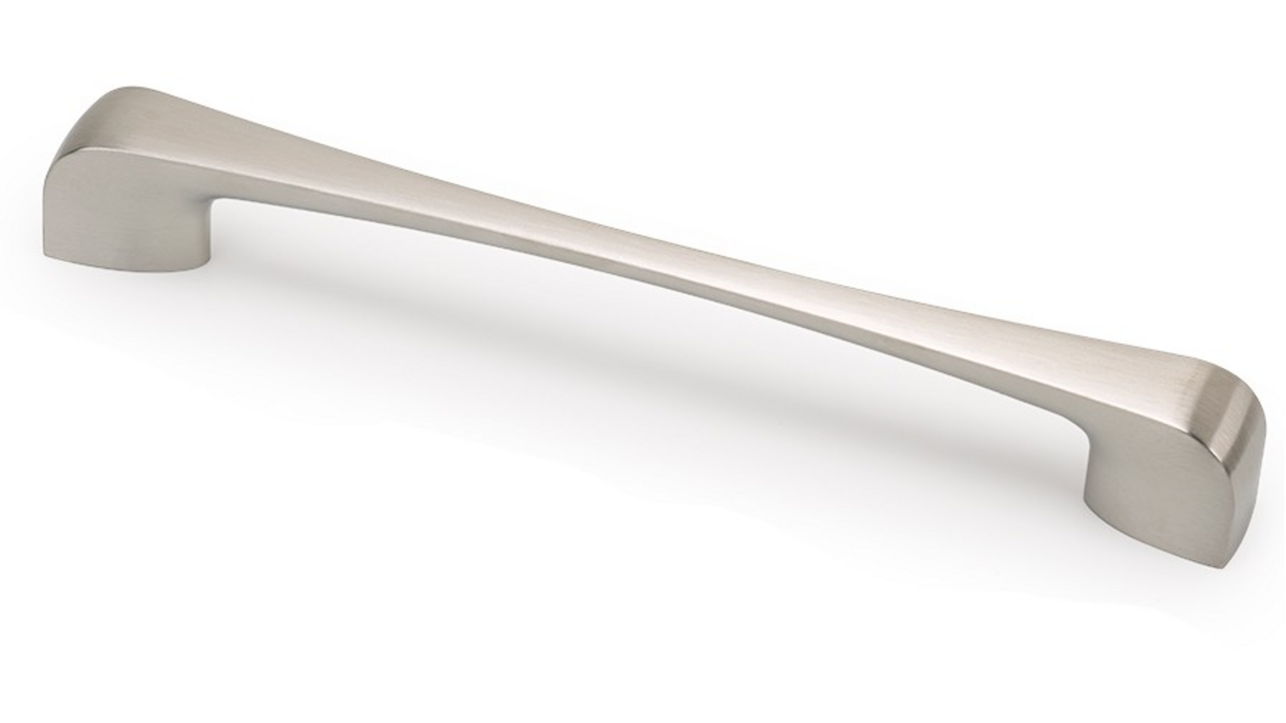 Greep PROFLAT geb. nikkel 247x32/24x10, hartmaat 192/224mm