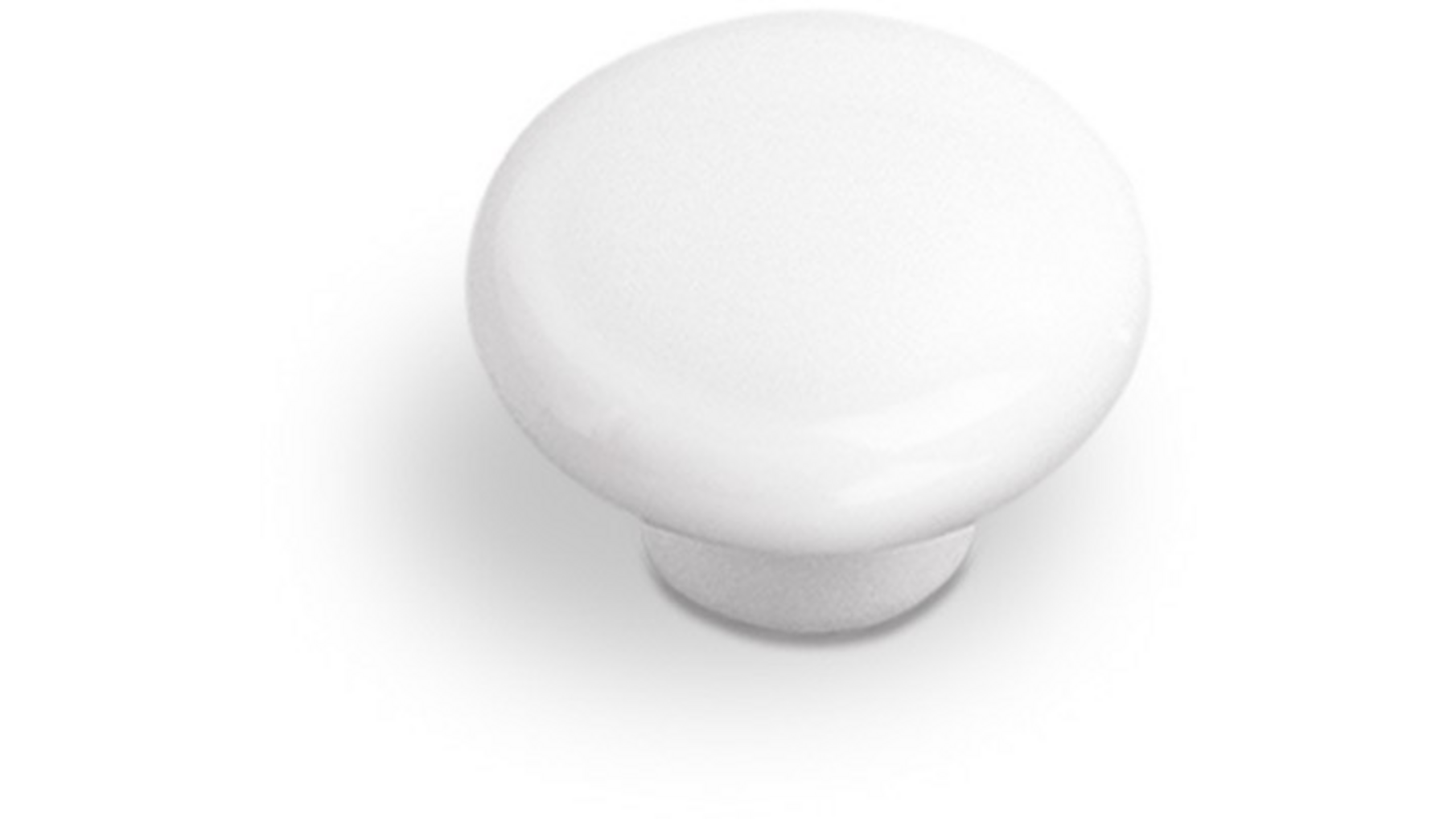 Knop wit porselein 38mm