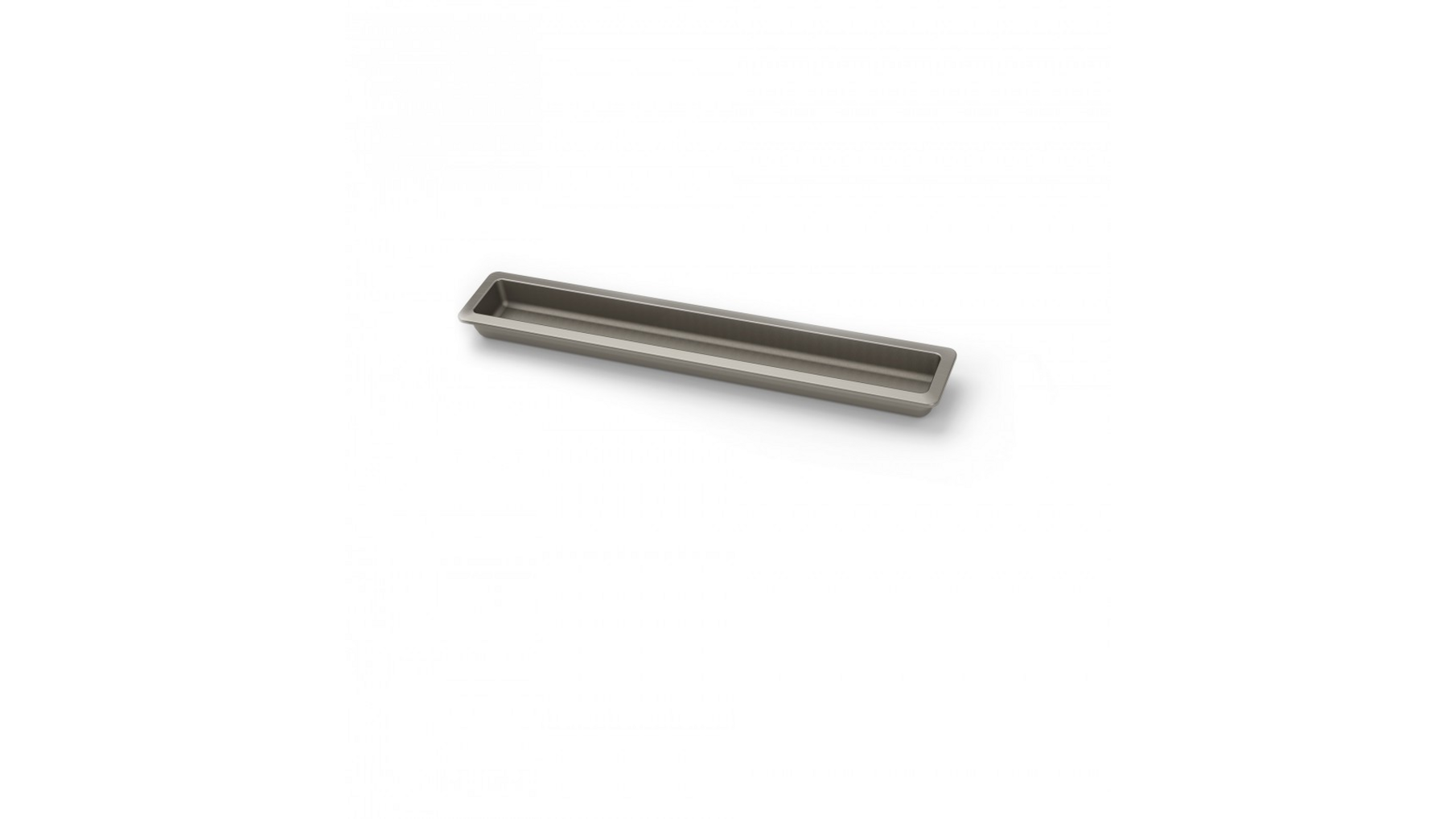 Komgreep geborsteld nikkel 150x25mm, inlaat 145x20x10.7mm