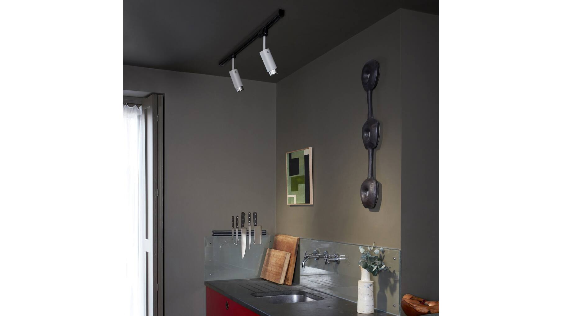 Exhaust Track/Linear/Stone/Brass