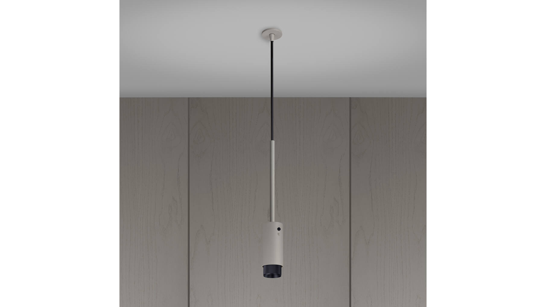 Exhaust Pendant/Cross/Stone/Black