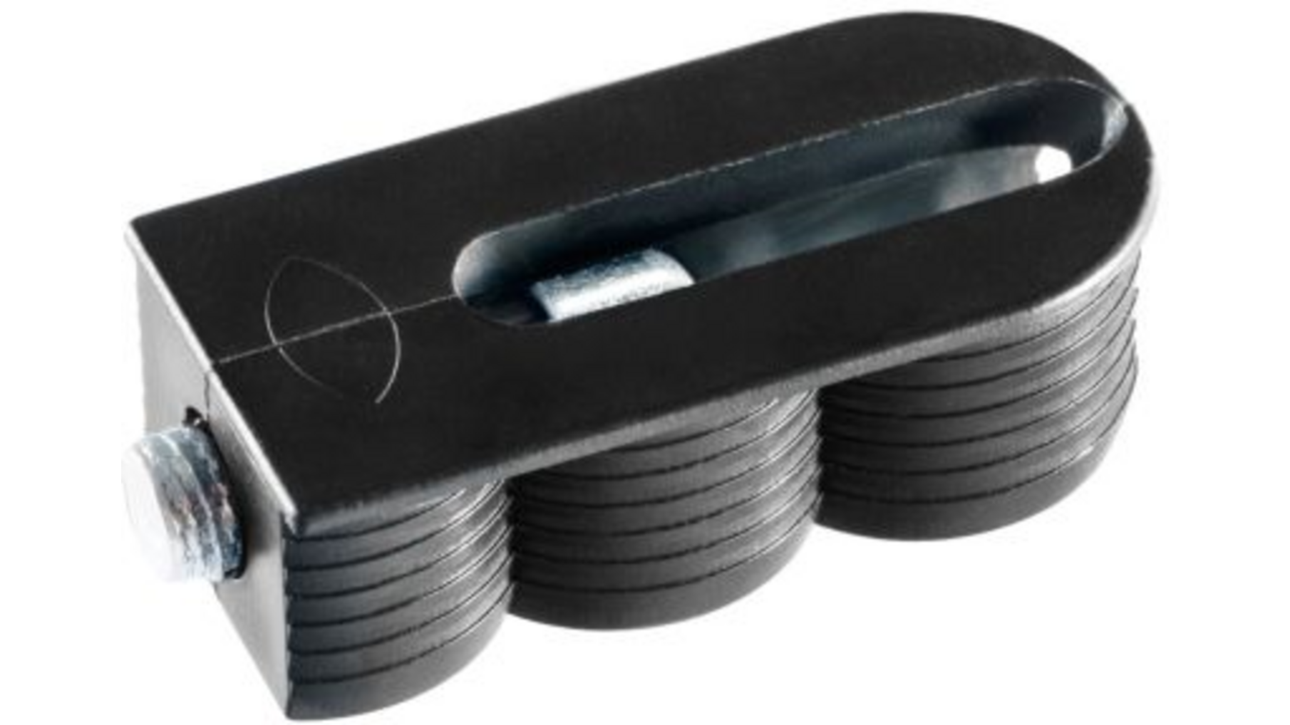 Cabineo 8, zwart, voor tussenwanden 12mm, ve=2000 stuks