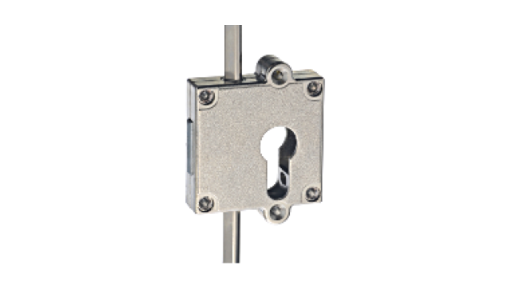 Espagnoletslot voor profielcilinder met schroefogen, 40mm