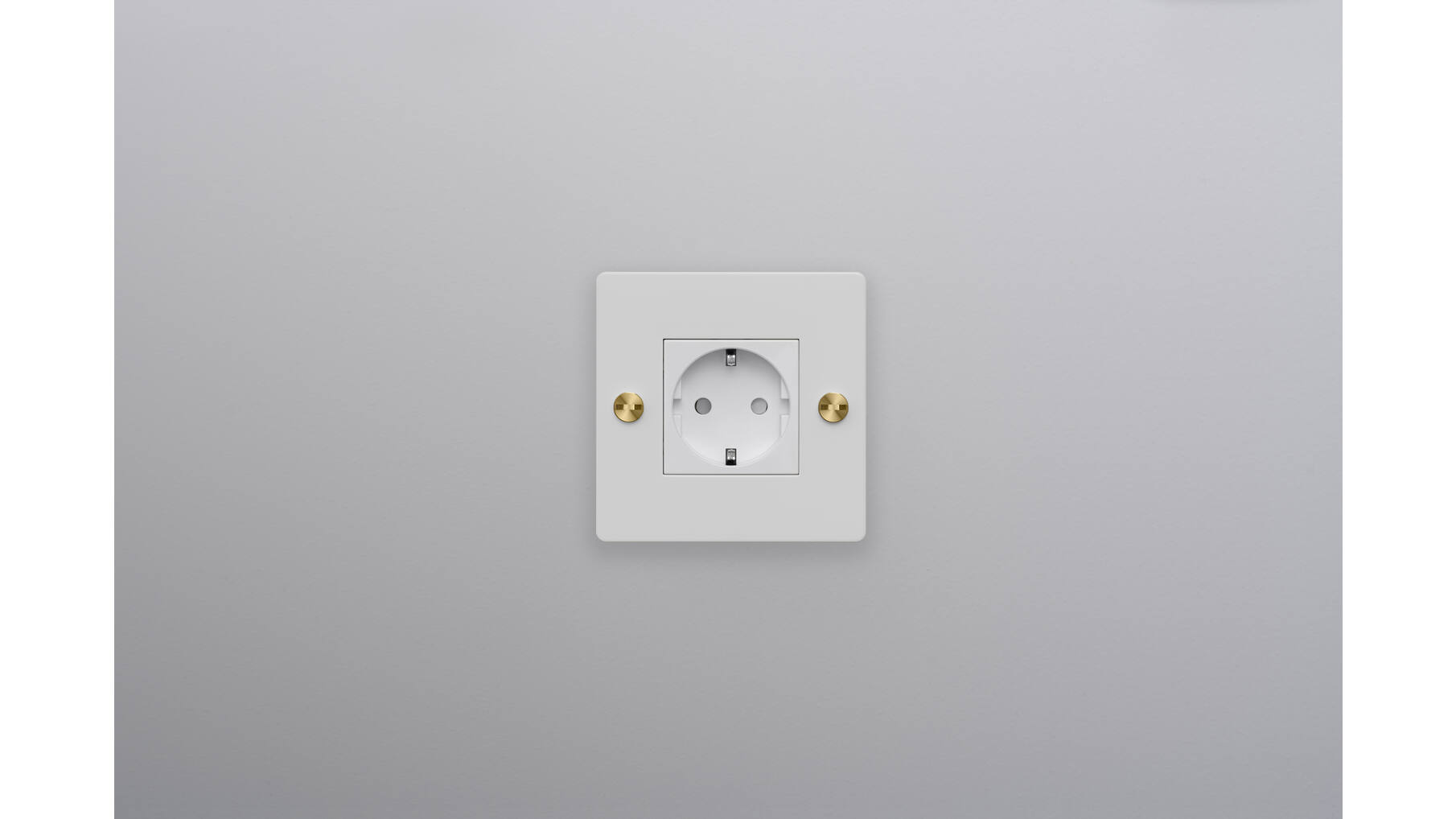 EU 1G Socket/Schuko Type F/w/out B+P Logo/White