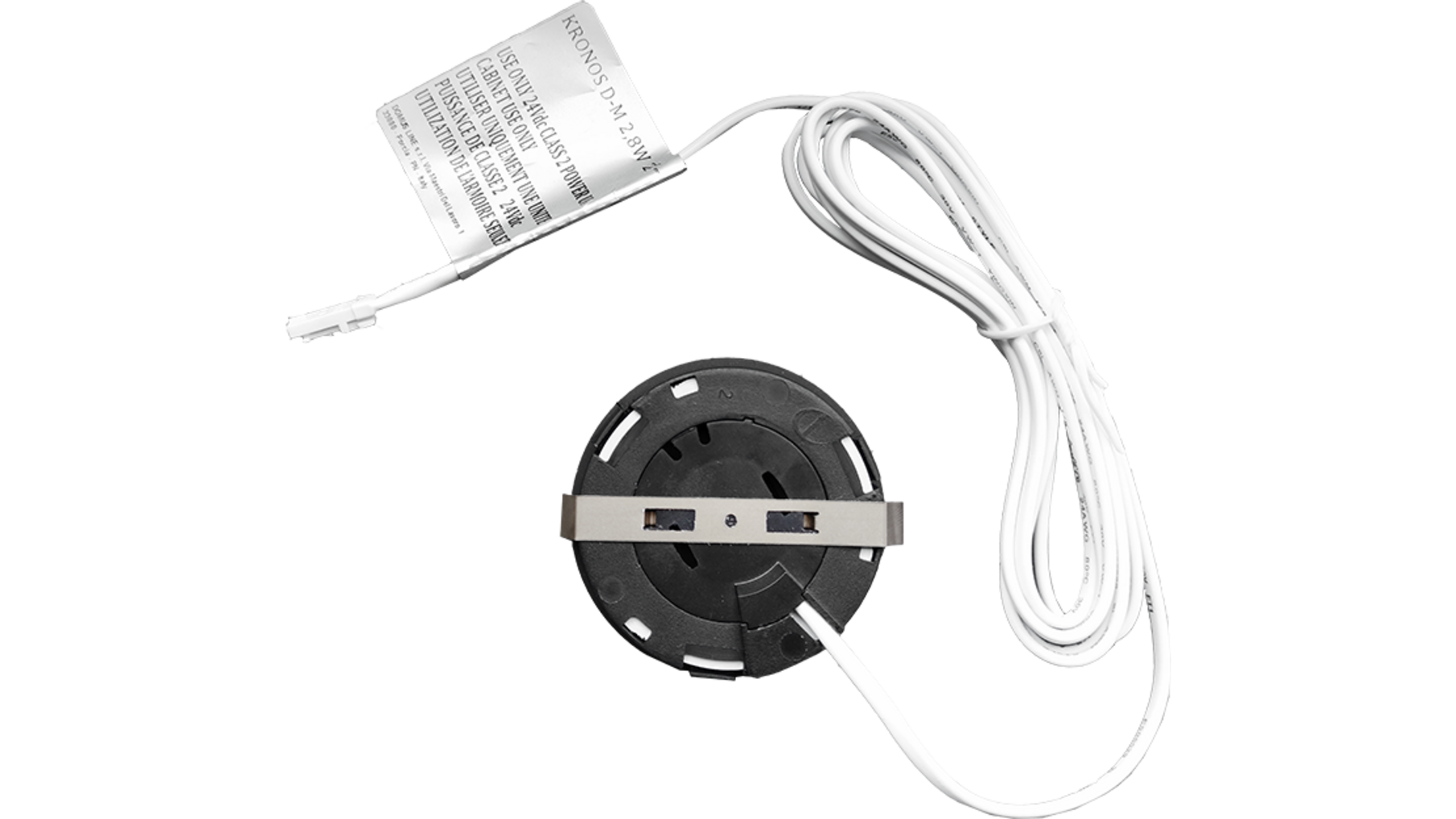 Losse spot Kronos 24V mat zwart 2,8W 2700K Micro24