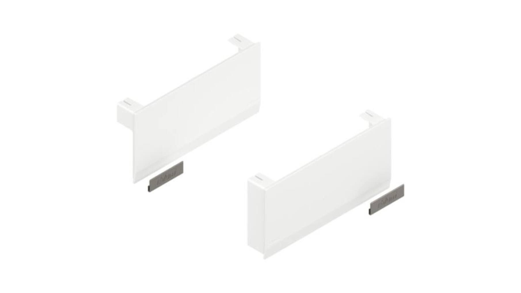 AVENTOS HK top SET afdekkappen L + R Zijdewit