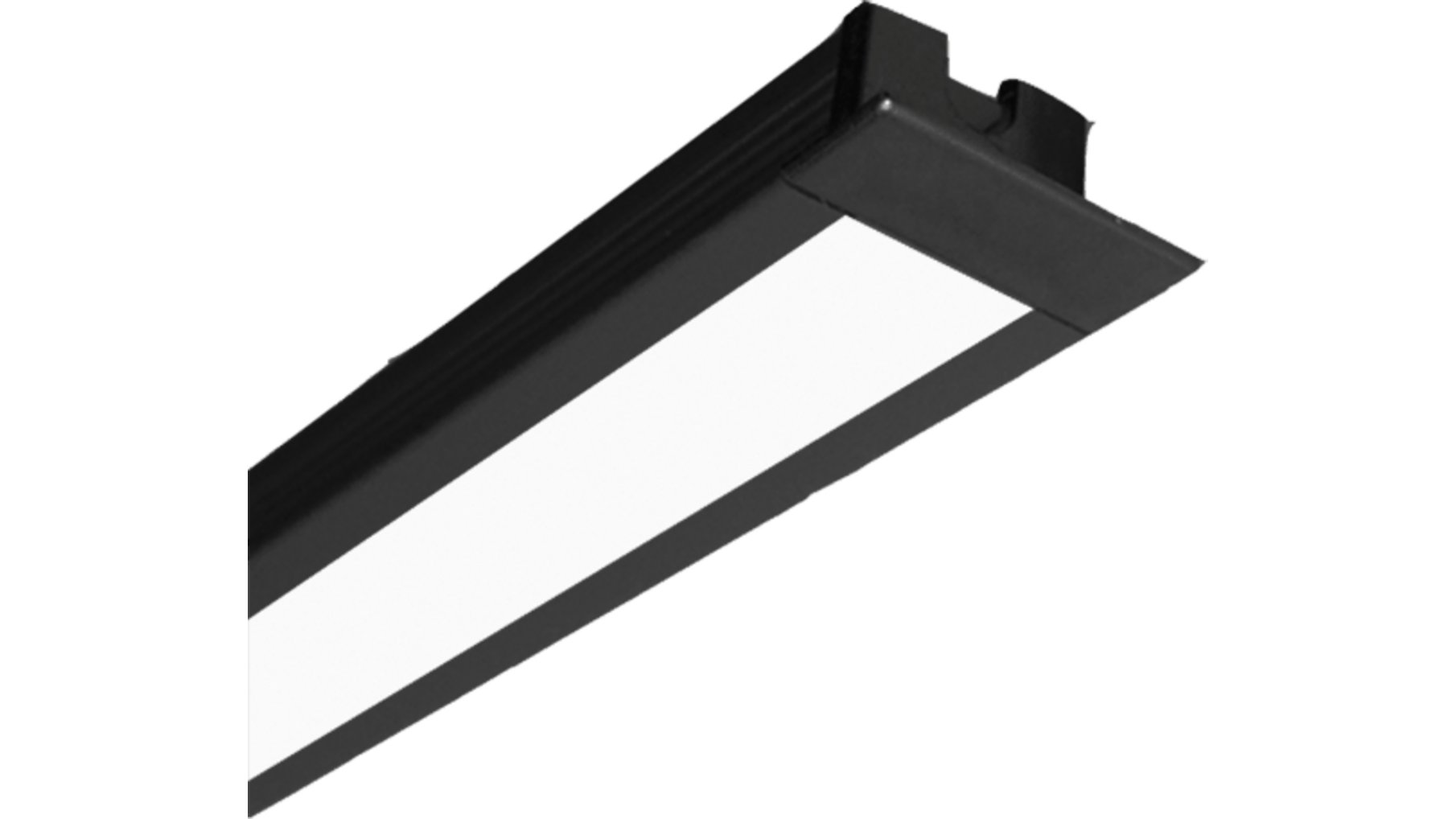 Diva zwart met eindkapjes 300leds 24V Lengte: