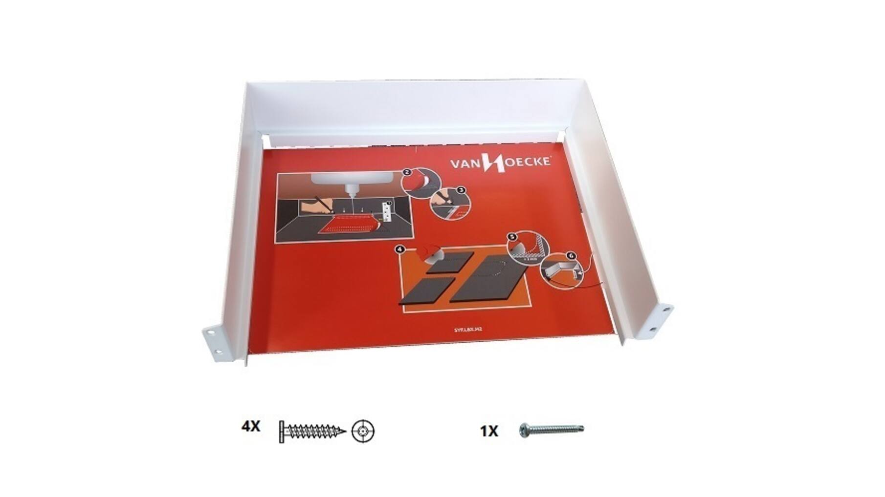 Sifonkap carbon zwart, voor LEGRABOX, voor uitsparing 300mm