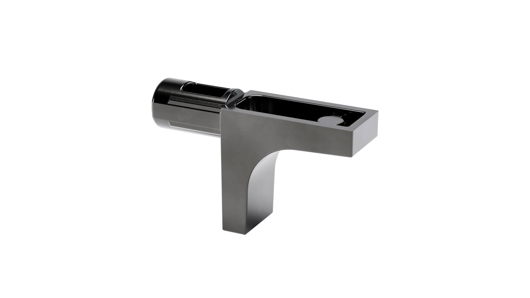Plankdrager K Line zwart, stift 5mm