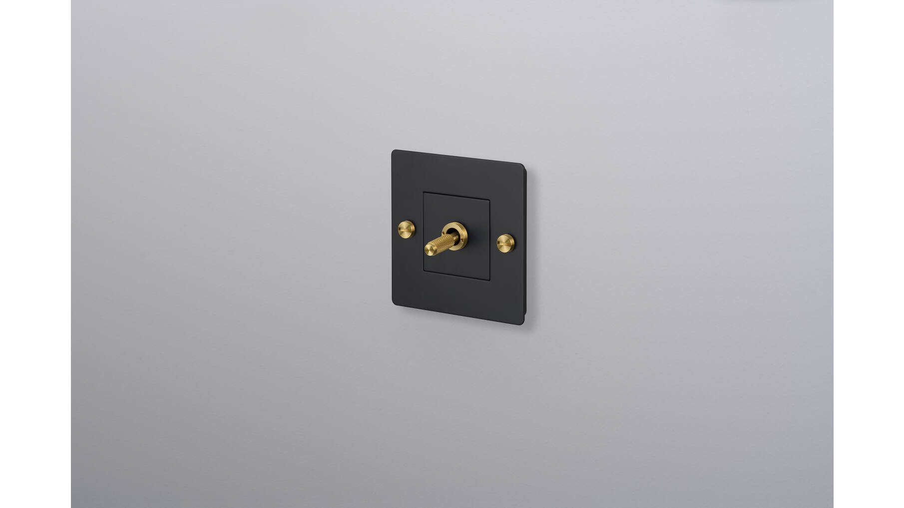EU 1G Toggle Switch/w/out B+P Logo/Black