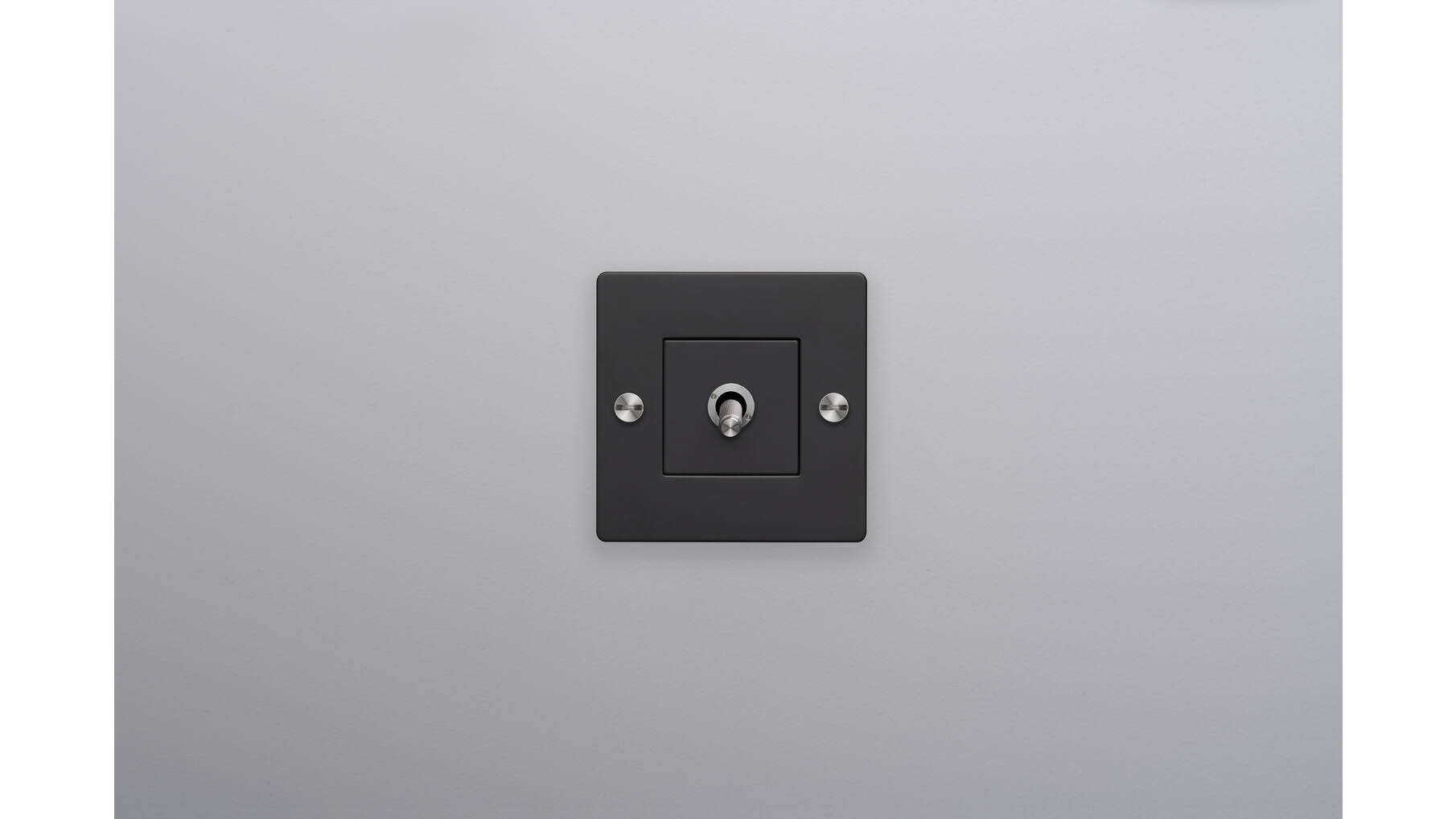 EU 1G Toggle Switch/w/out B+P Logo/Black