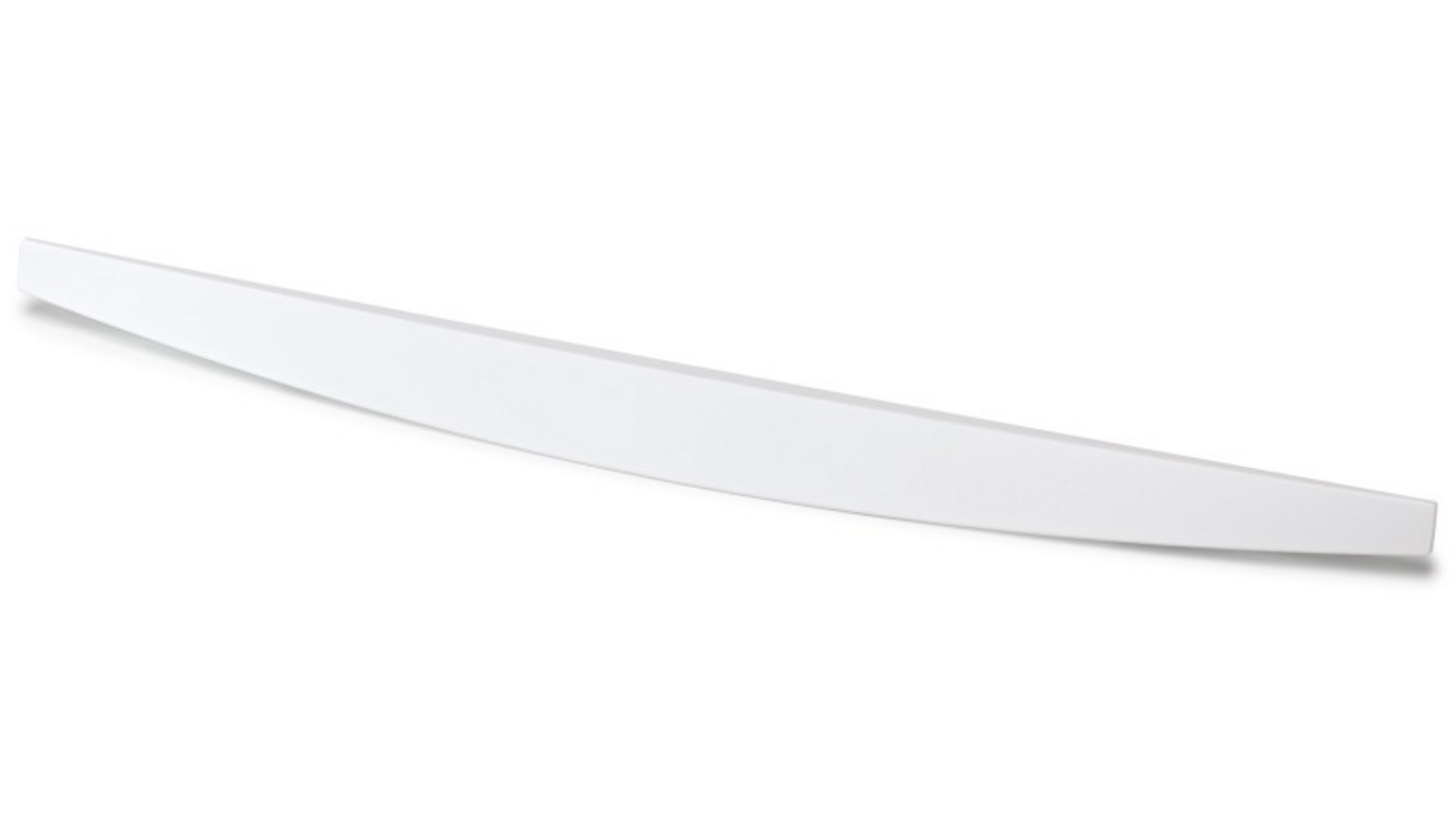 Greep ARCH mat wit 240x20mm, hartmaat 128mm