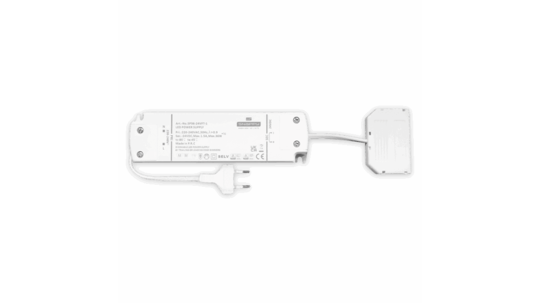 Dimbare Driver 24V/50W + 6 voudig Micro24 verdeler