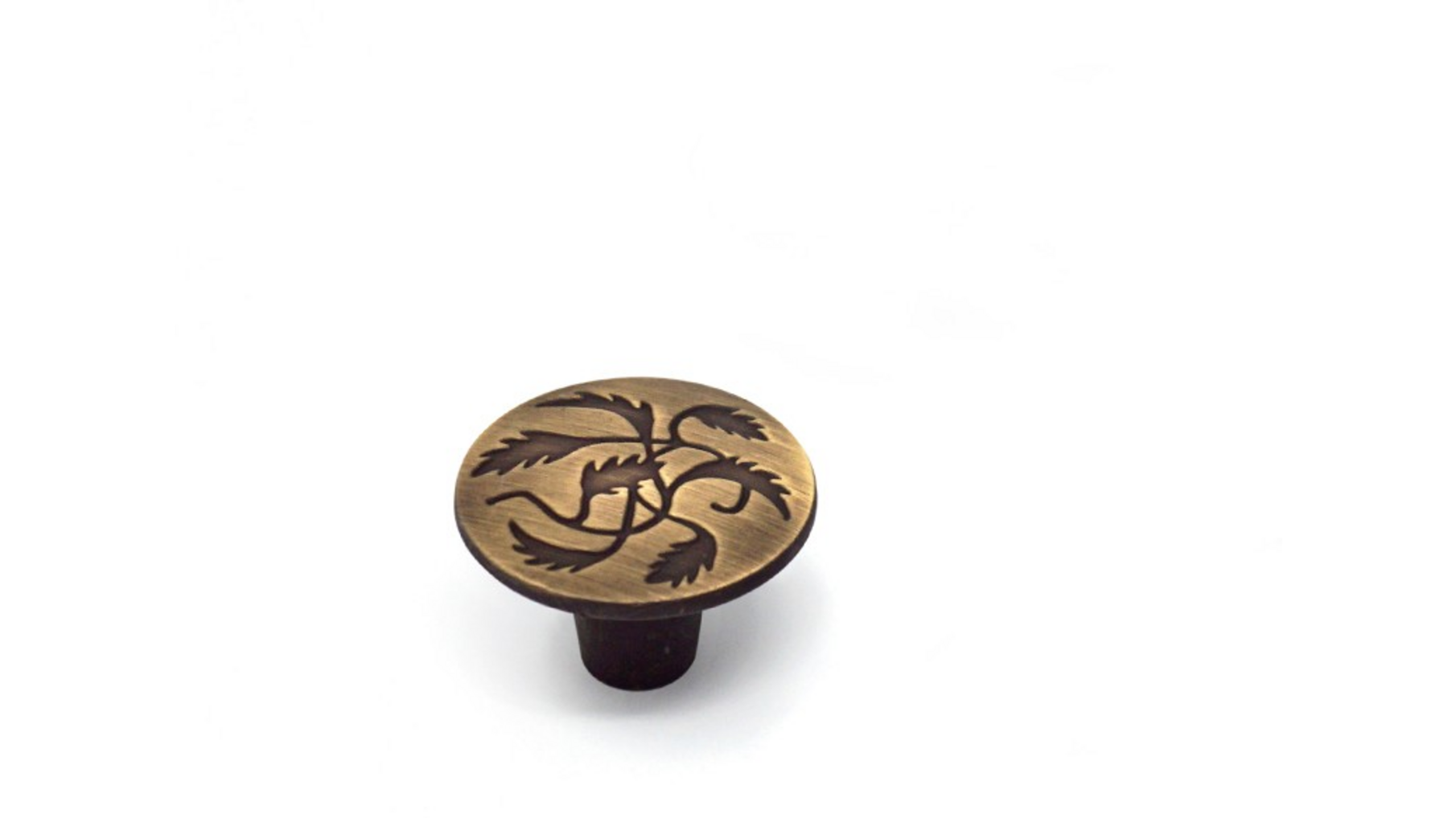 Knop PROVENCE brons geborsteld 36mm