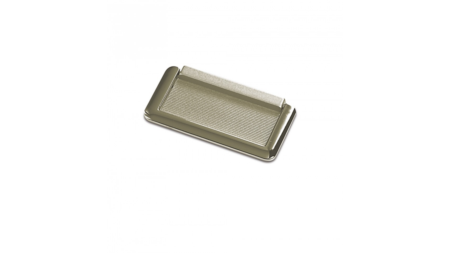 Komgreep glans chroom 70x40mm