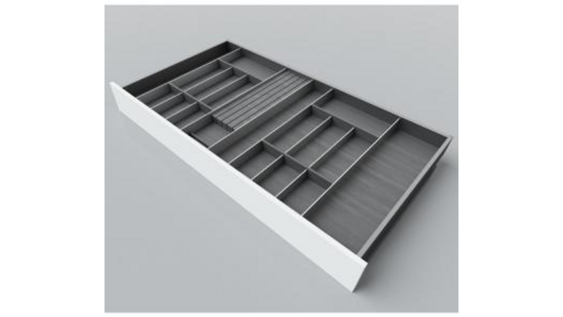 Bestekindeling houtdecor voor LEGRABOX C1000-1200, D 65cm, s