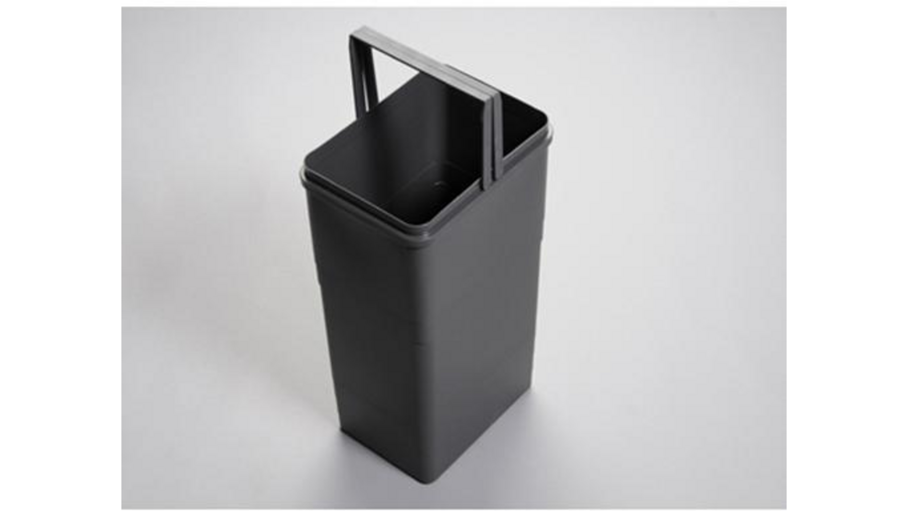 Afvalemmer donkergrijs inhoud 32 liter