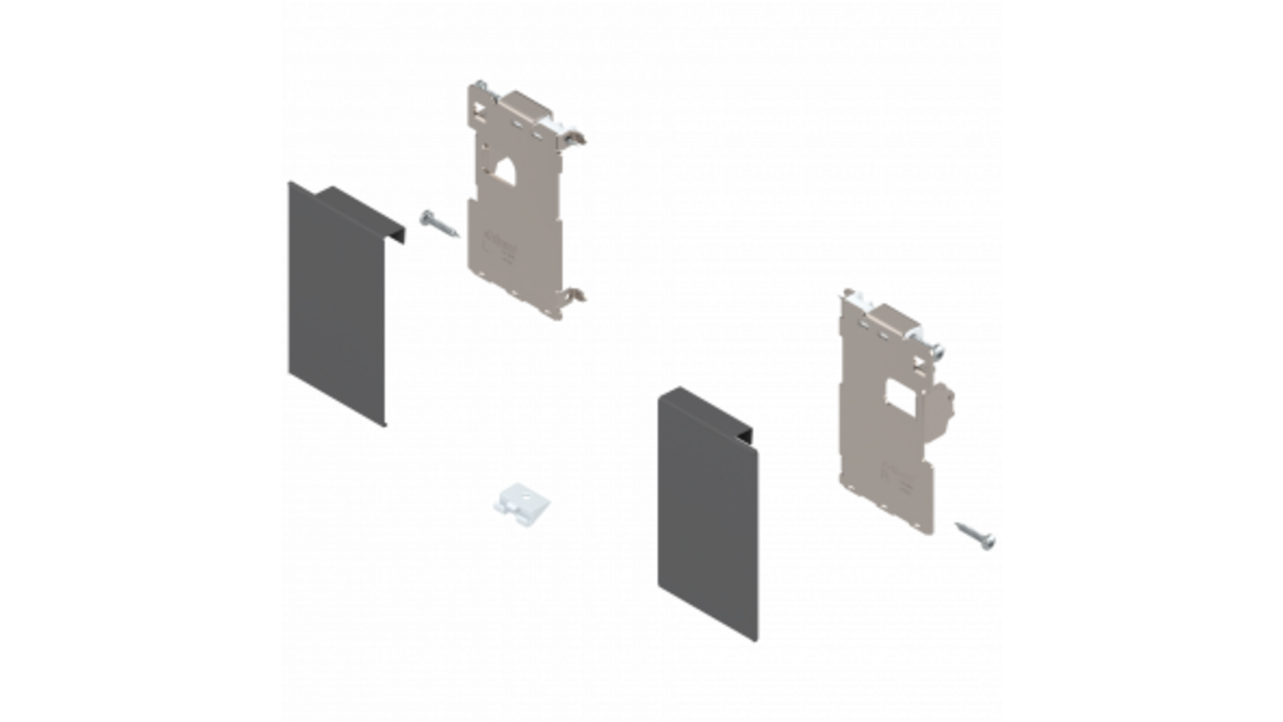 Legrabox fronthouderset M, oriongrijs
