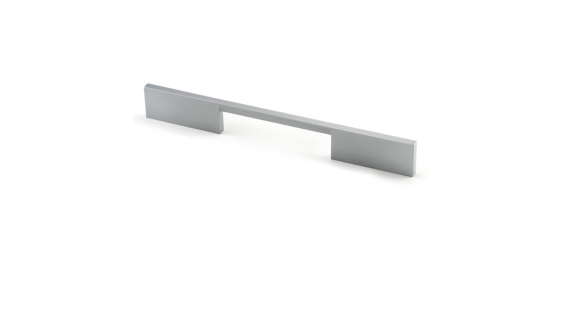 Greep I-SPAZIO mat chroom 200x8x32mm, hartmaat 128mm