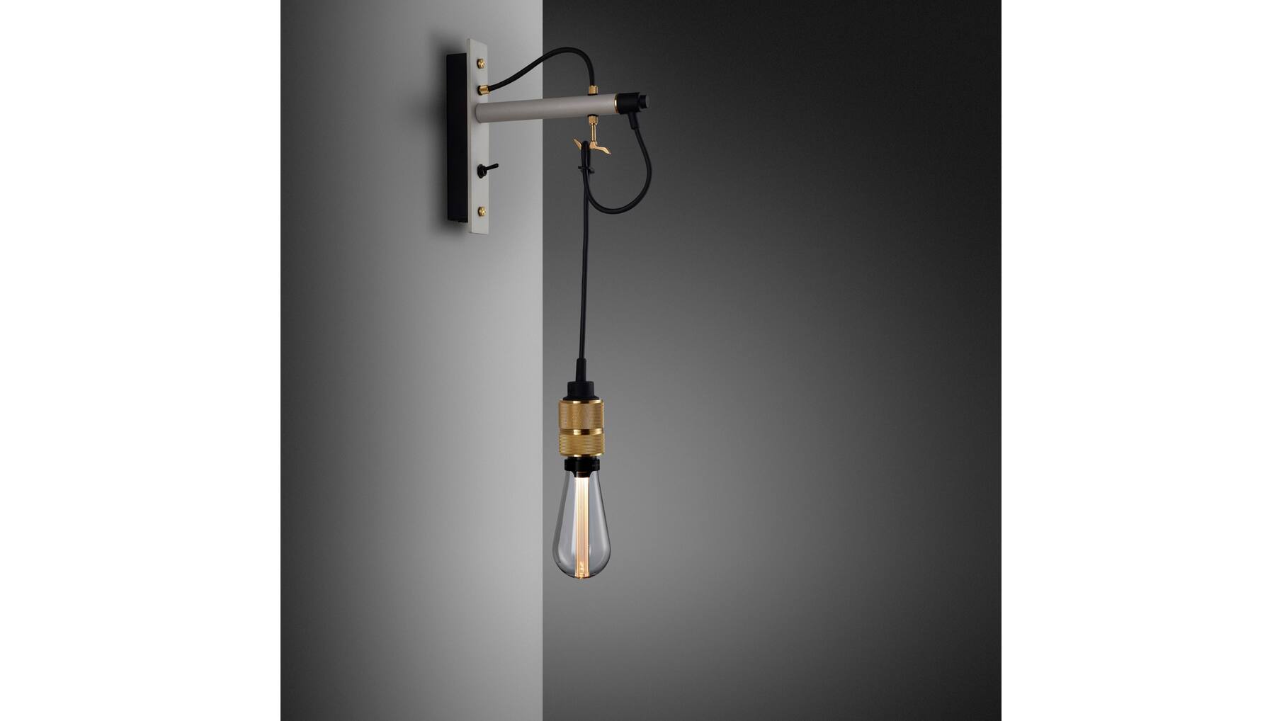 Hooked Wall Nude/Stone/Brass