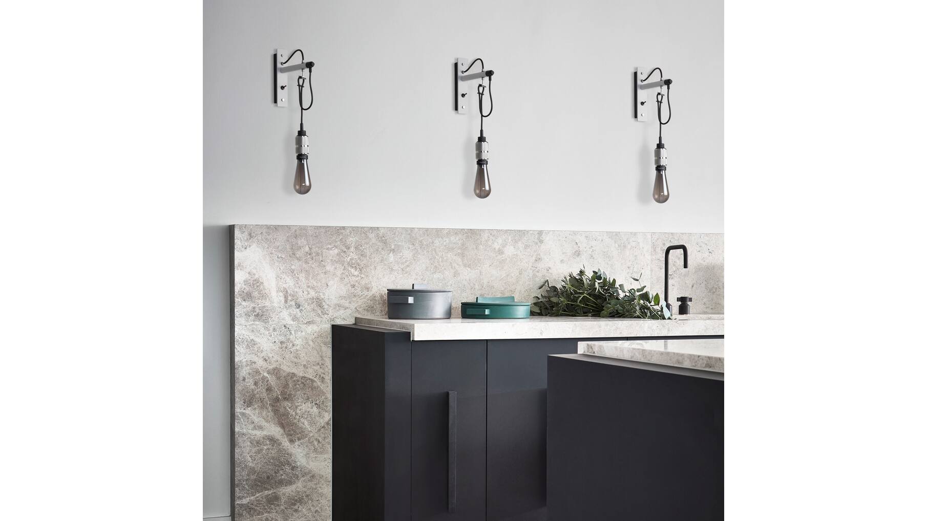 Hooked Wall Nude/Stone/Brass