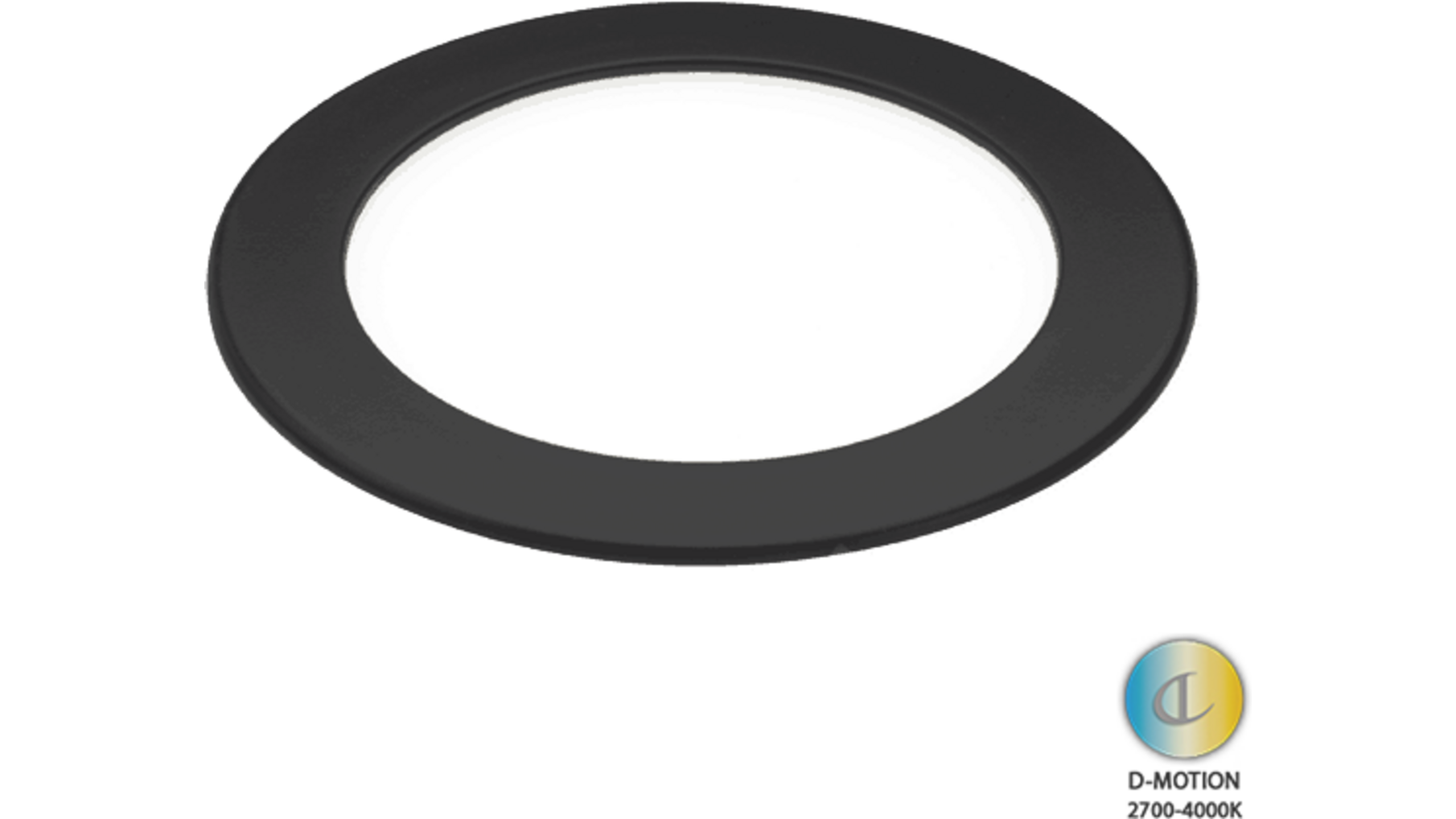 Losse spot Smally XS D-Motion mat zwart 3W-24Vdc 2700K-4000K
