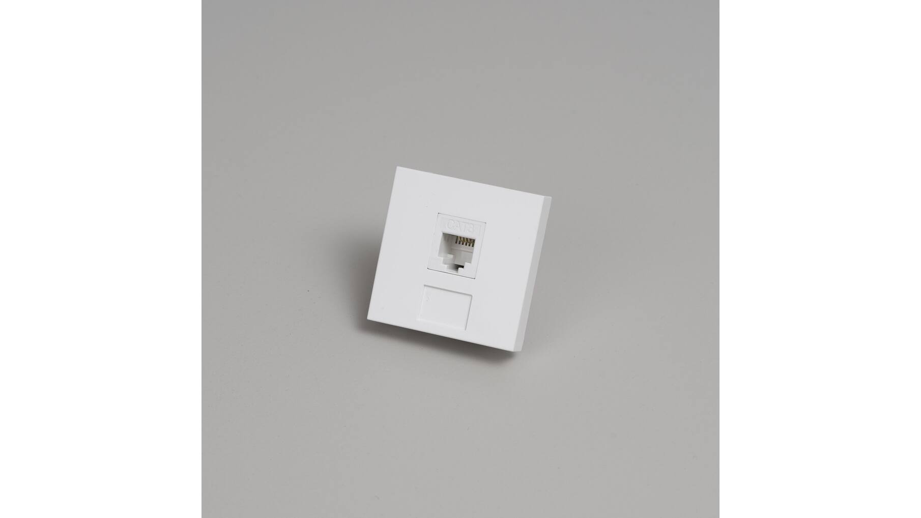 Telephone Cat 3 Module/45Mm/White