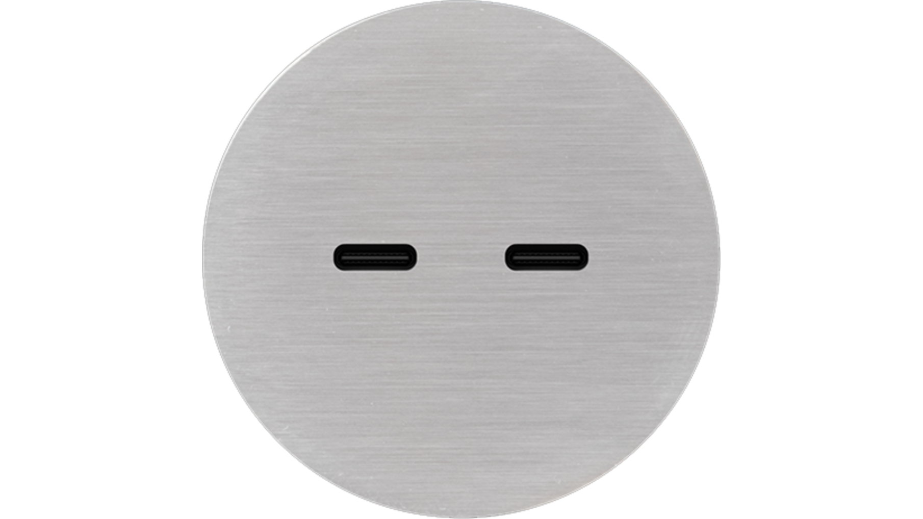 Rond 2.0 Multifit - USB-C 2X (30W) - s. trim - brushed nicke
