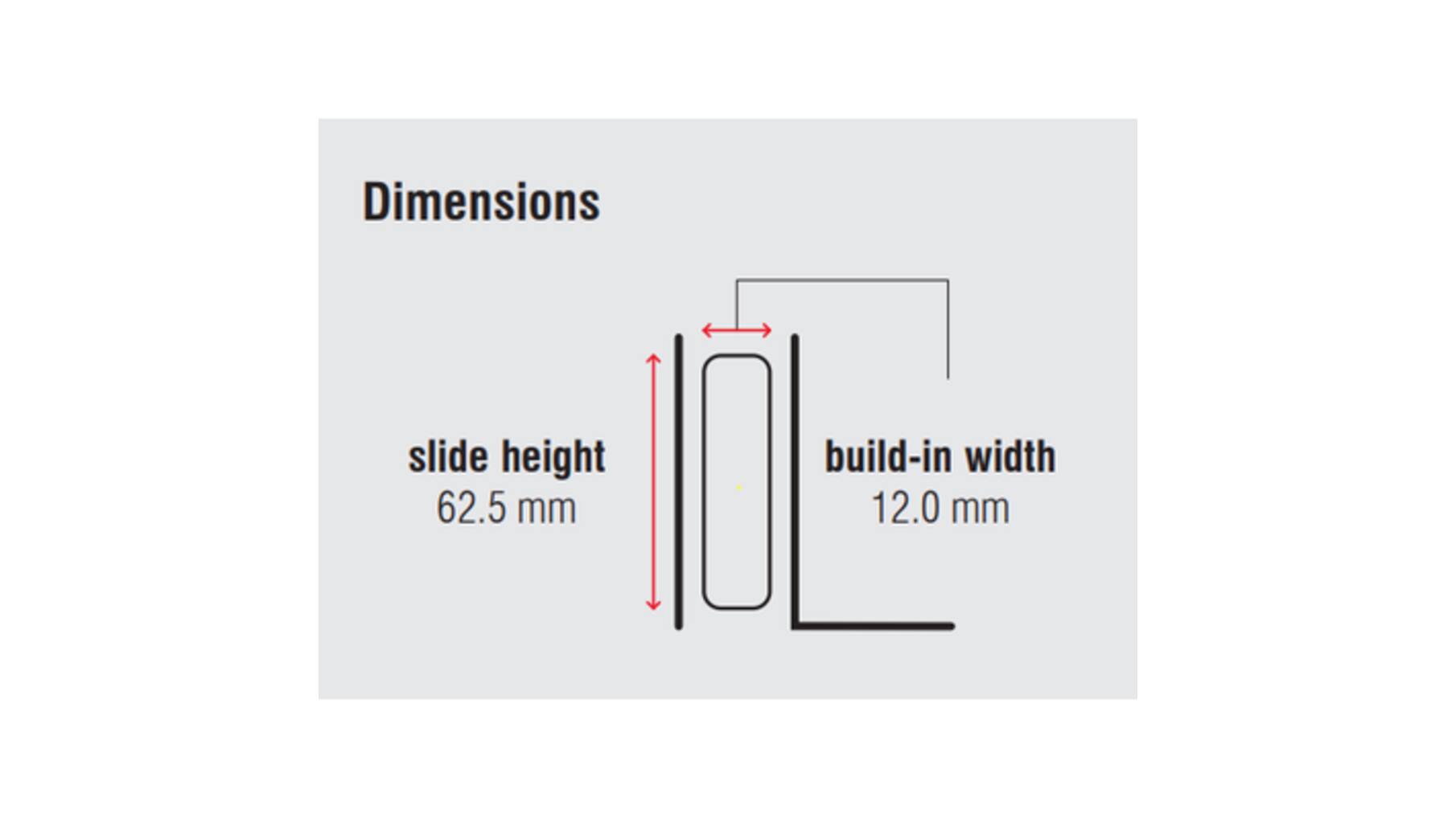Kisch Basic ladegeleider, volledig uittrekbaar lengte 350mm